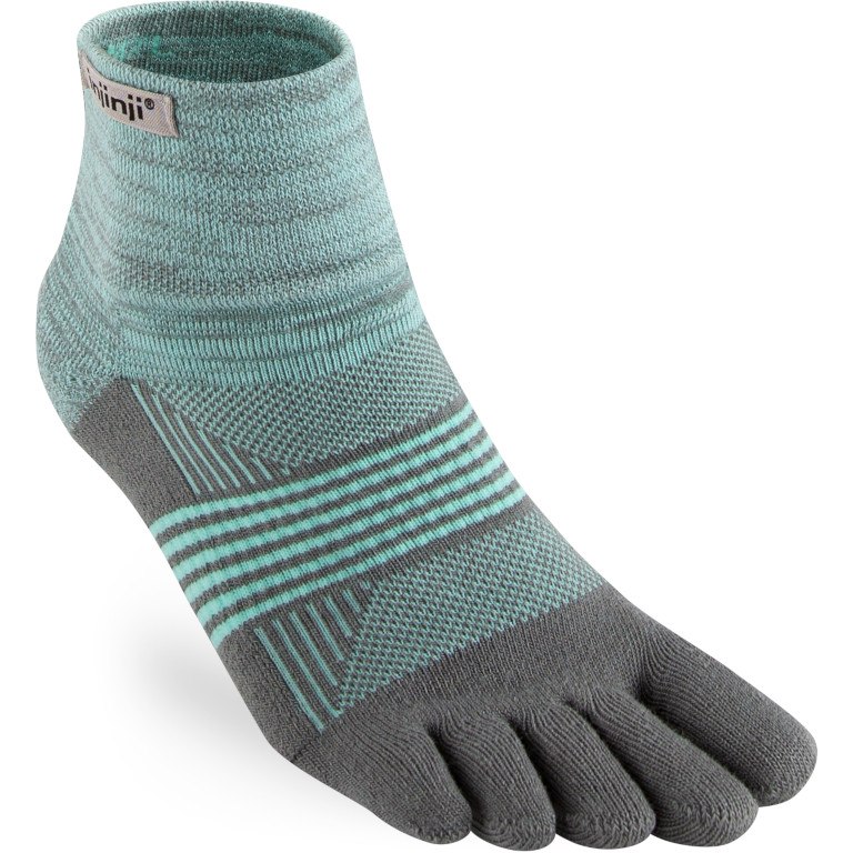 Photo produit de Injinji Chaussettes Femme - Trail Midweight Mini-Crew - mint