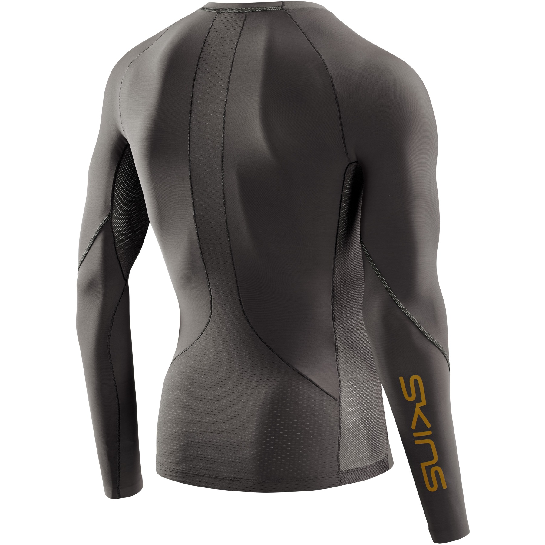 SKINS A400 YOUTH COMPRESSION LONG SLEEVE TOP (BLACK/YELLOW) | GREAT BARGAIN