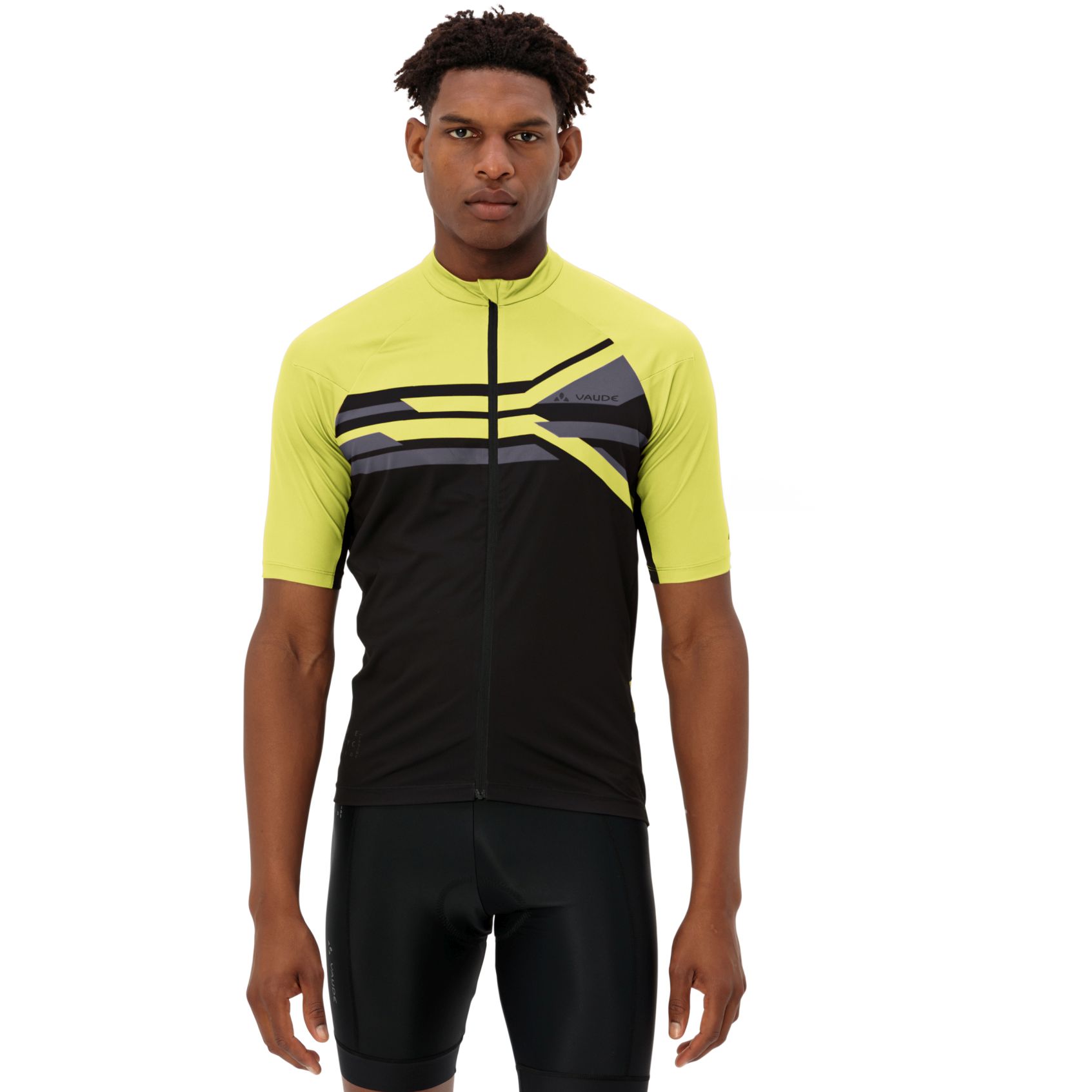 Produktbild von Vaude Posta Full Zip III Kurzarmtrikot Herren - bright green