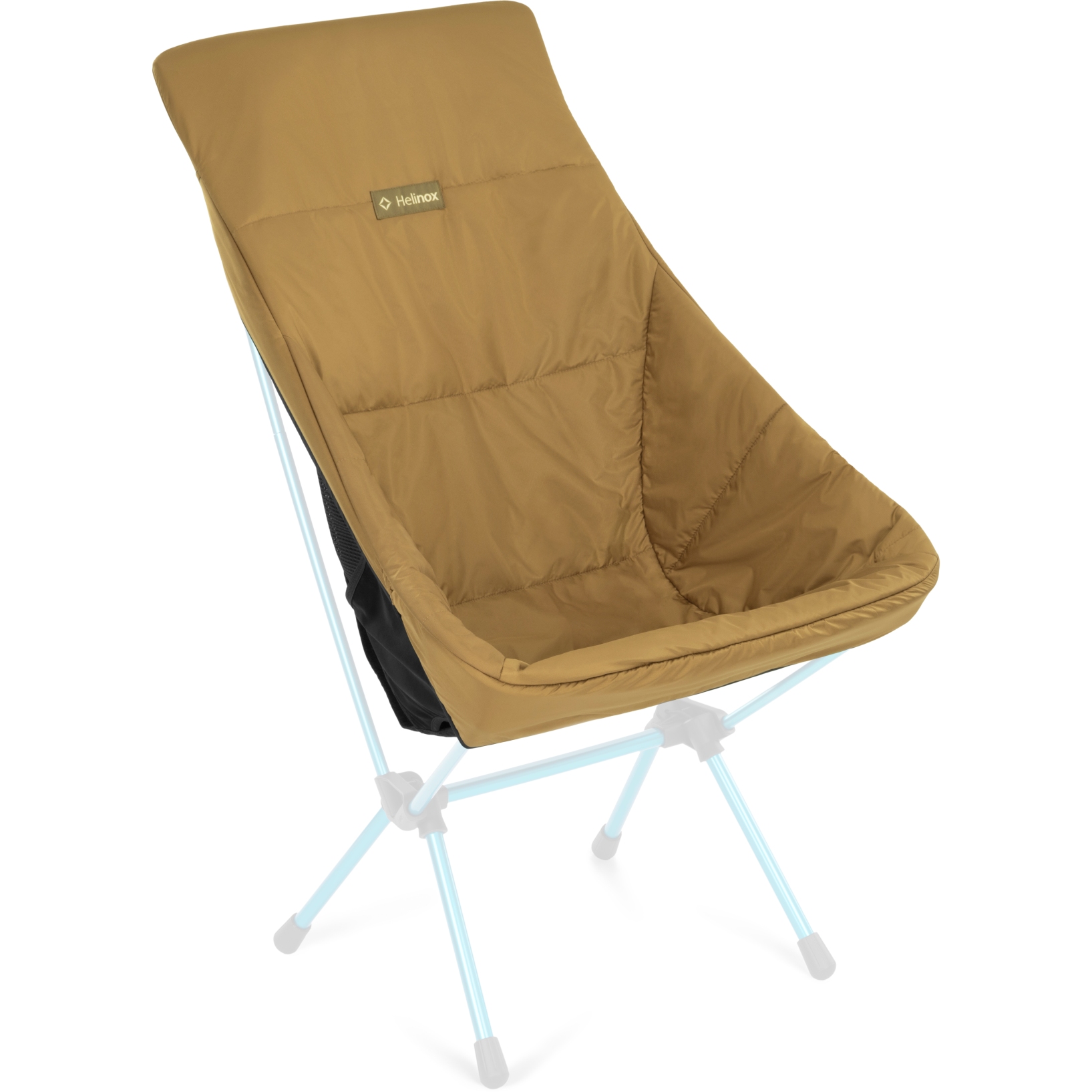 hyeon ヘヨン　ted stole / camel Helinox Chair One High-Back (re) Seat Warmer - Black / Coyote Tan