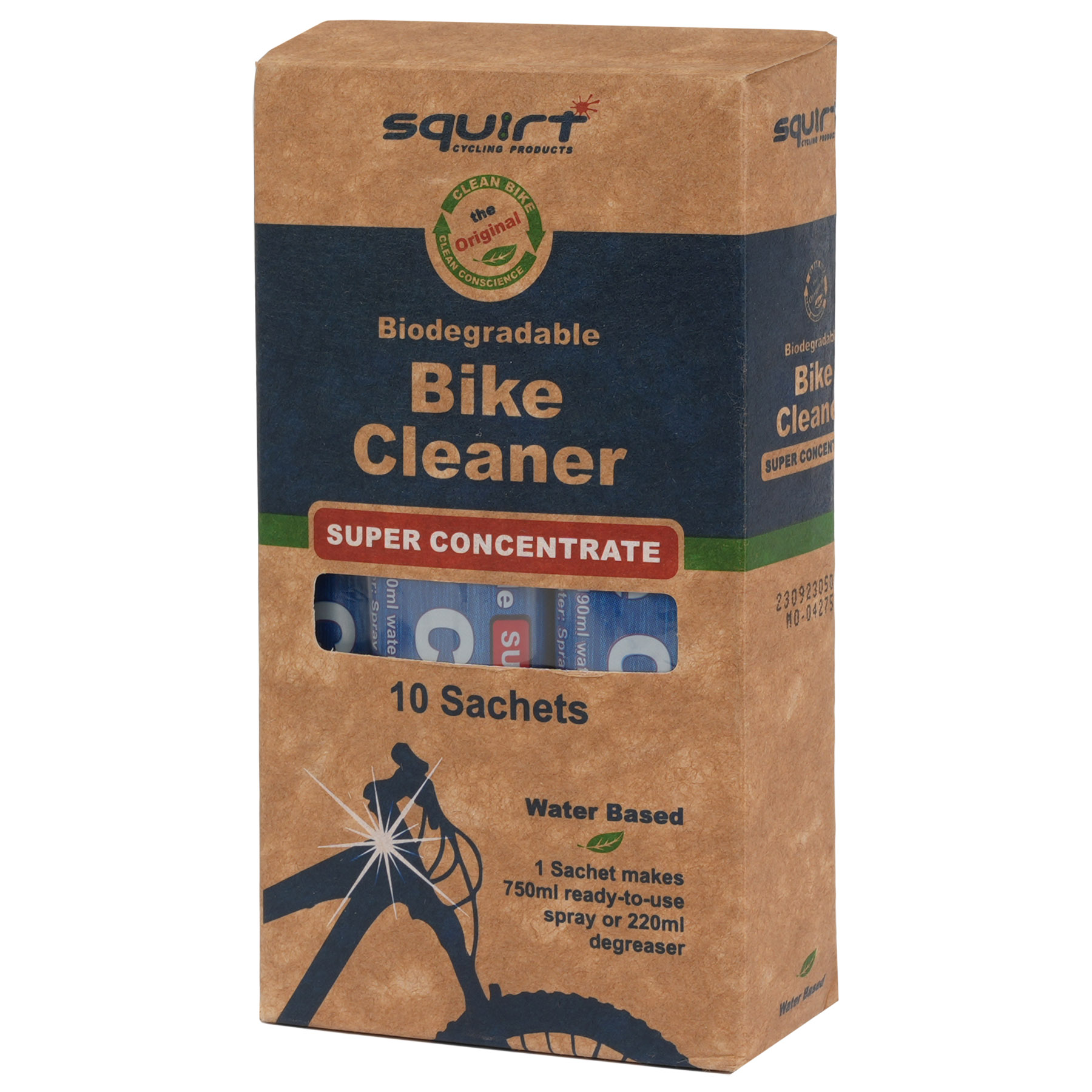 Produktbild von Squirt Bio-Fahrradreiniger - 10 x 30 ml