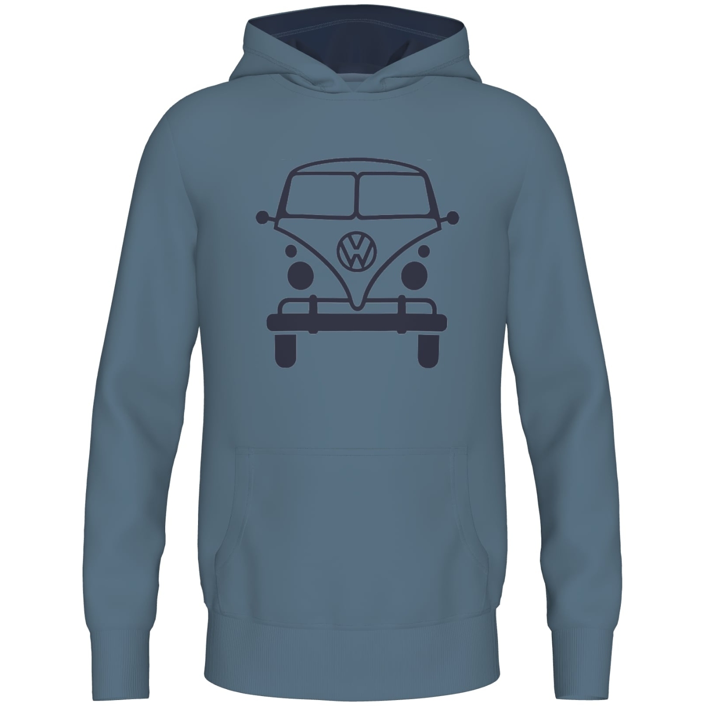 Produktbild von Elkline SHADOW Kapuzenpullover Herren - Lizensiert von VW - bluegrey