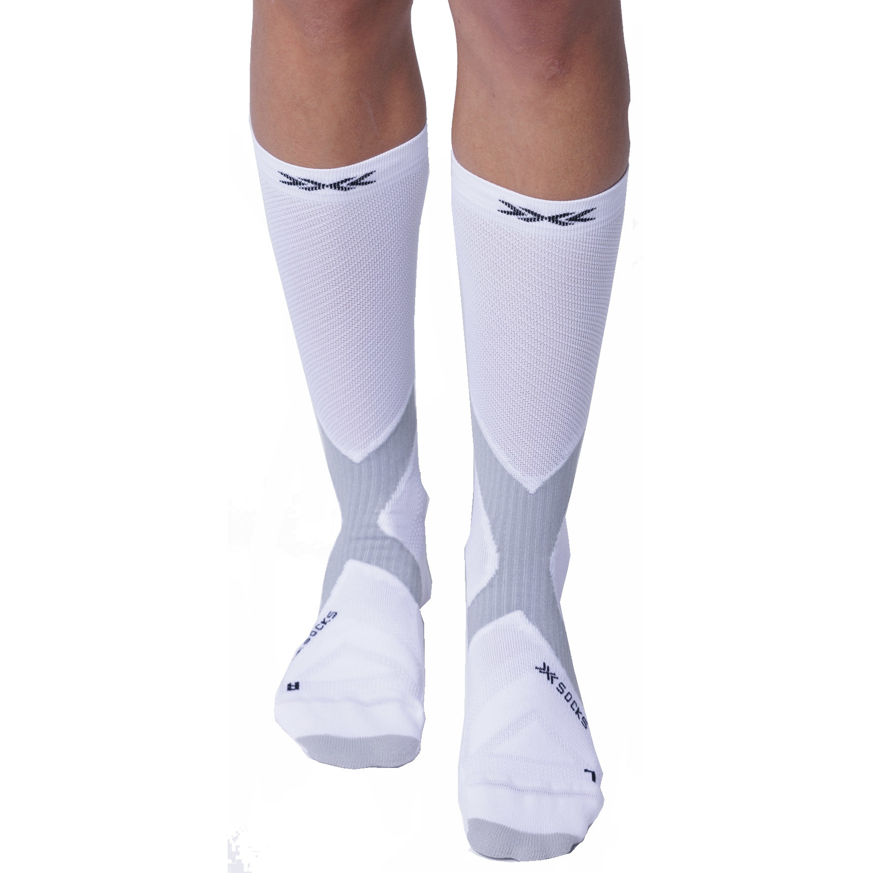 Photo produit de X-Socks Chaussettes - Bike Expert Crew - arctic white/grey