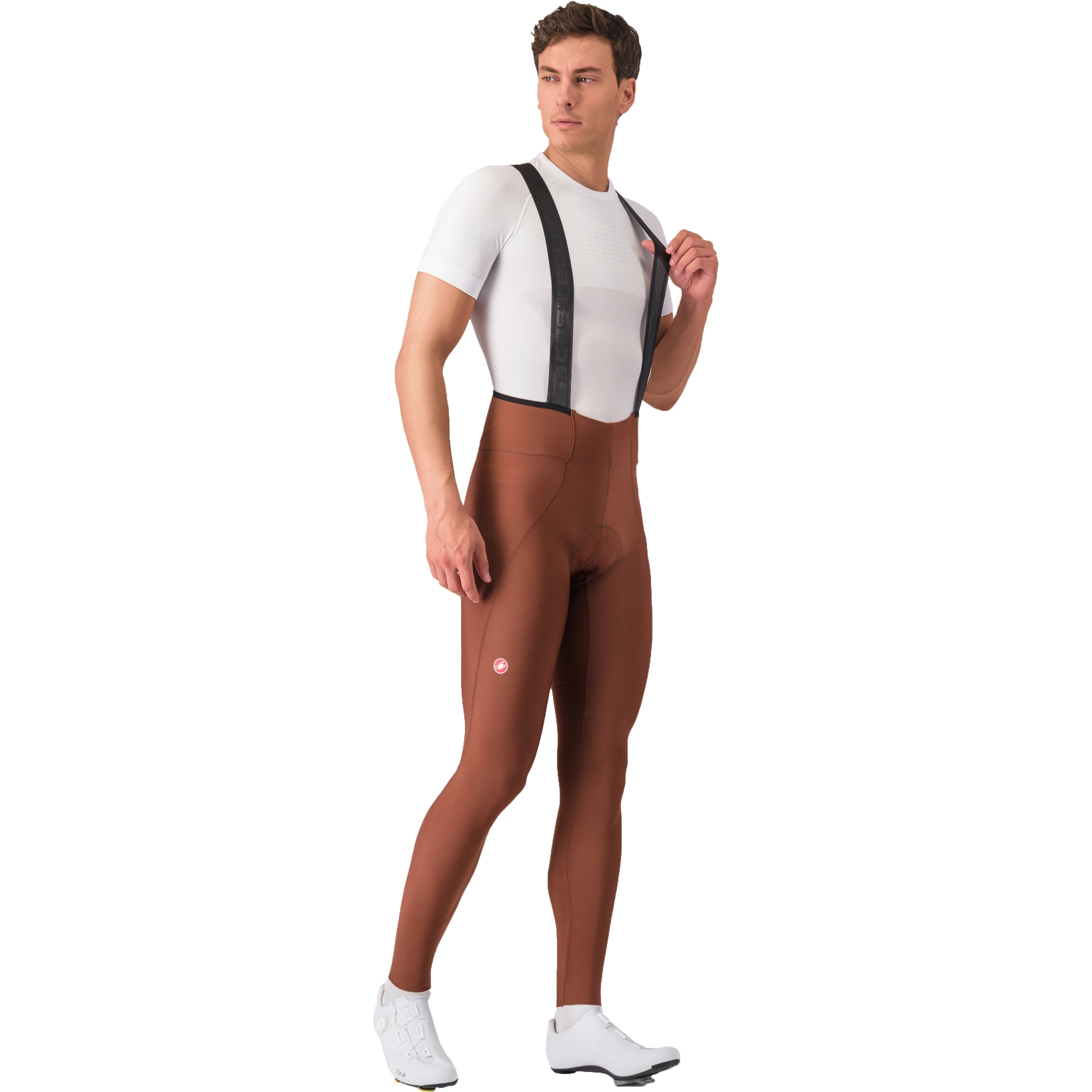 Castelli Espresso Bibtights Men - deep mocha 227 | BIKE24