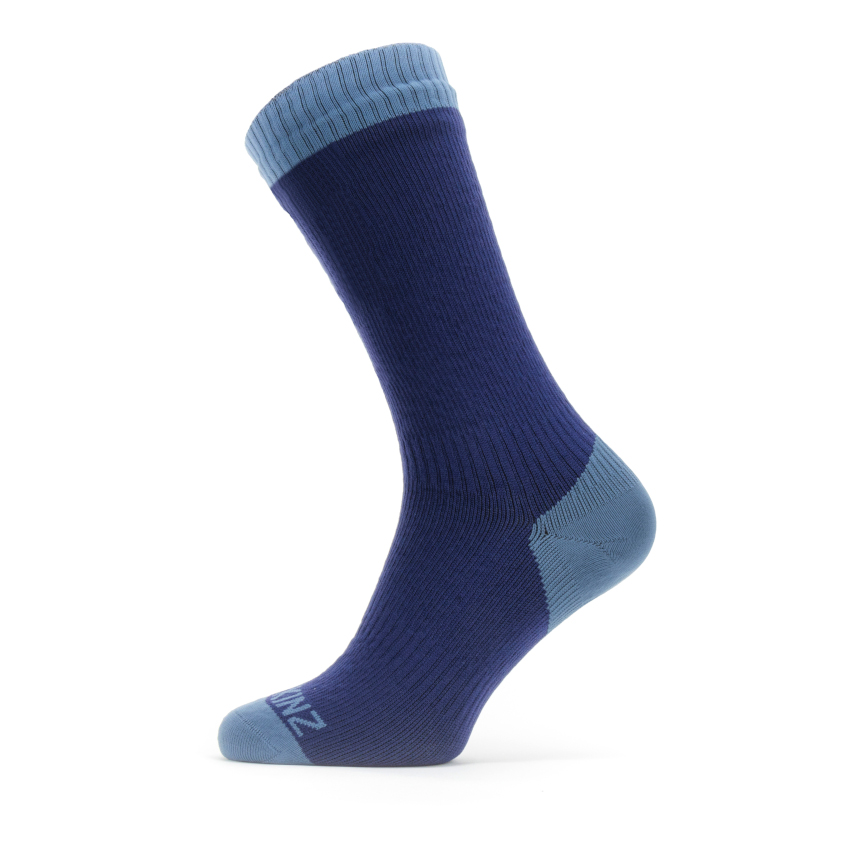 Produktbild von SealSkinz Wasserdichte, mittellange Socken für warmes Wetter - Navy Blue