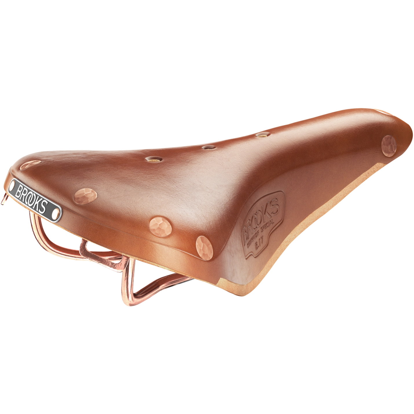 Picture of Brooks B17 Special Bend Leather Saddle - honey