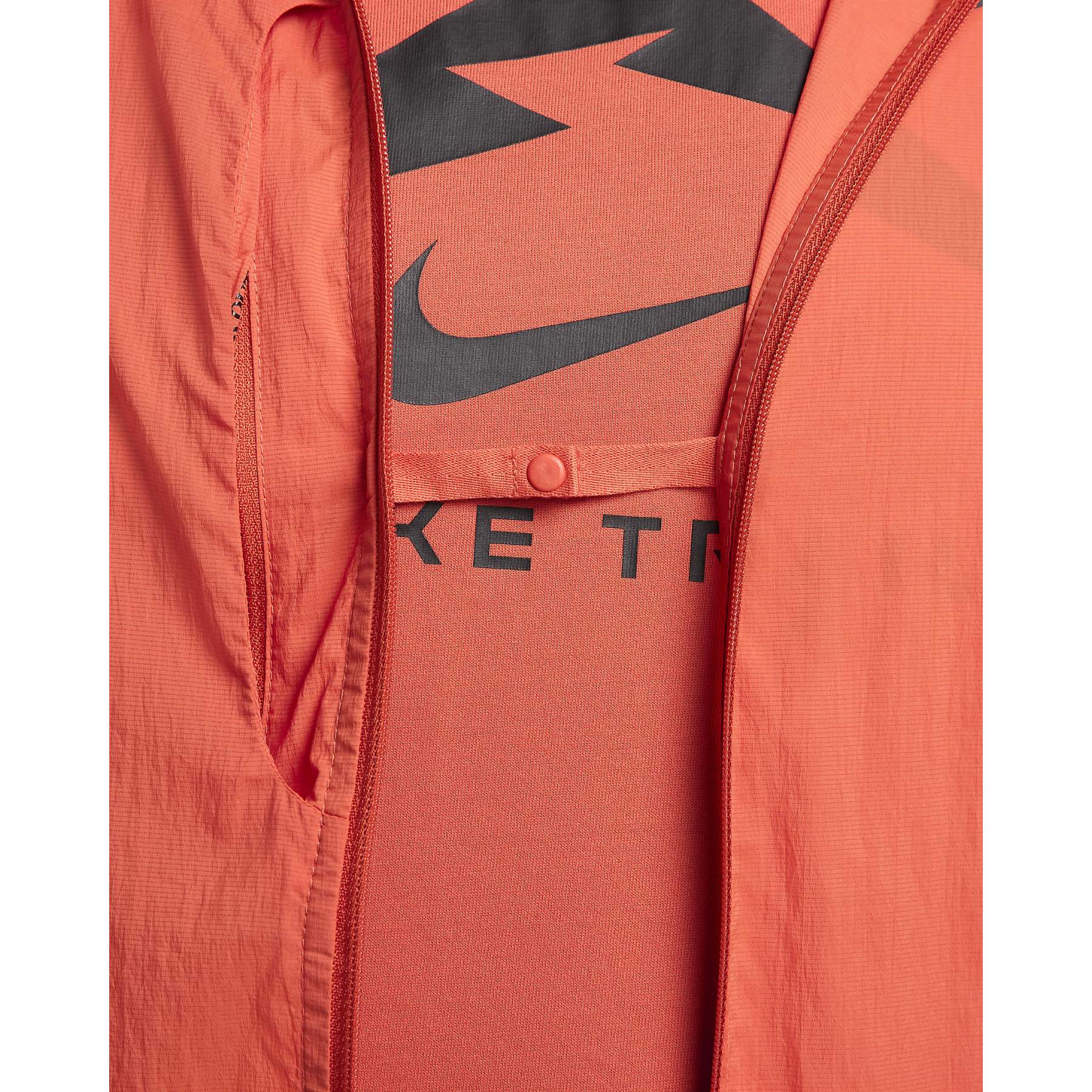 Nike Veste de course Homme Trail Aireez vintage coral dragon red black FN4002 846
