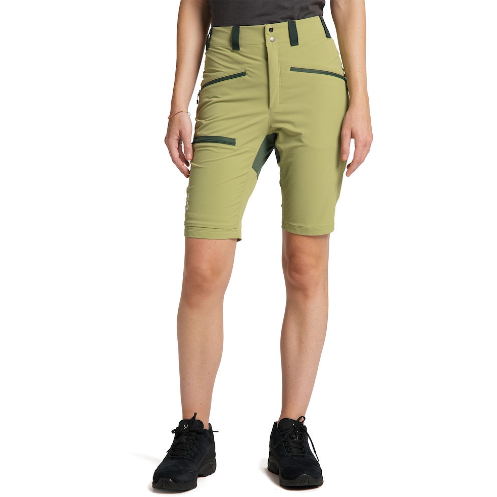 Image of Haglöfs Mid Slim Trekking Shorts Women - thyme green/fjell green 4UC