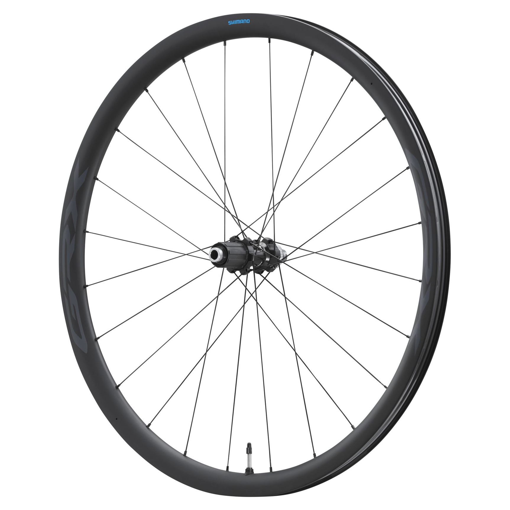 Picture of Shimano GRX WH-RX870-TL Rear Wheel - 28&quot; | Carbon | Clincher/Tubeless | Centerlock - 12x142mm - HG-EV