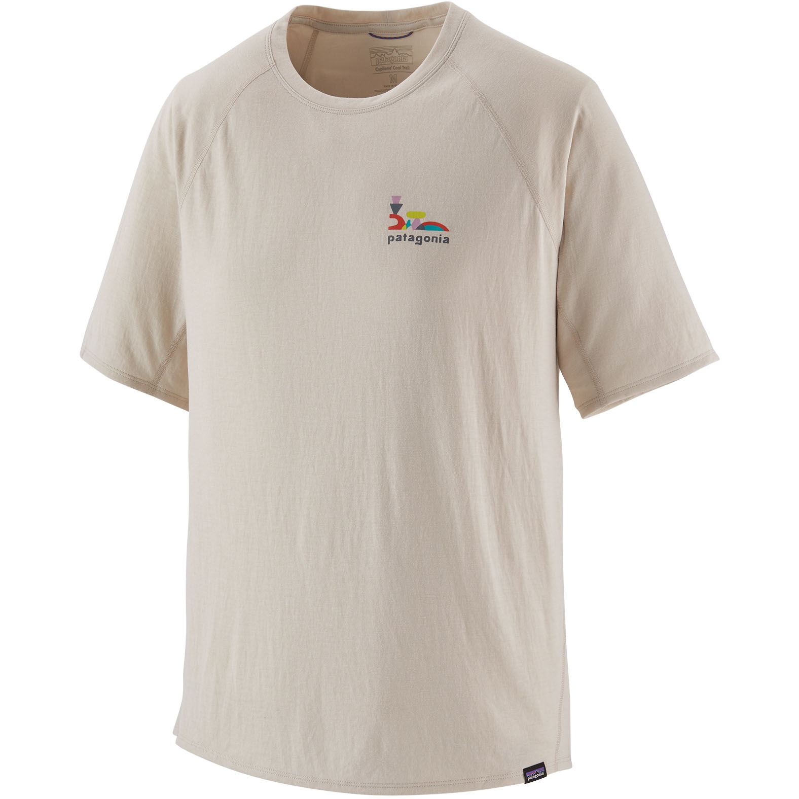 Picture of Patagonia Capilene Cool Trail Graphic T-Shirt Men - Lose It: Pumice