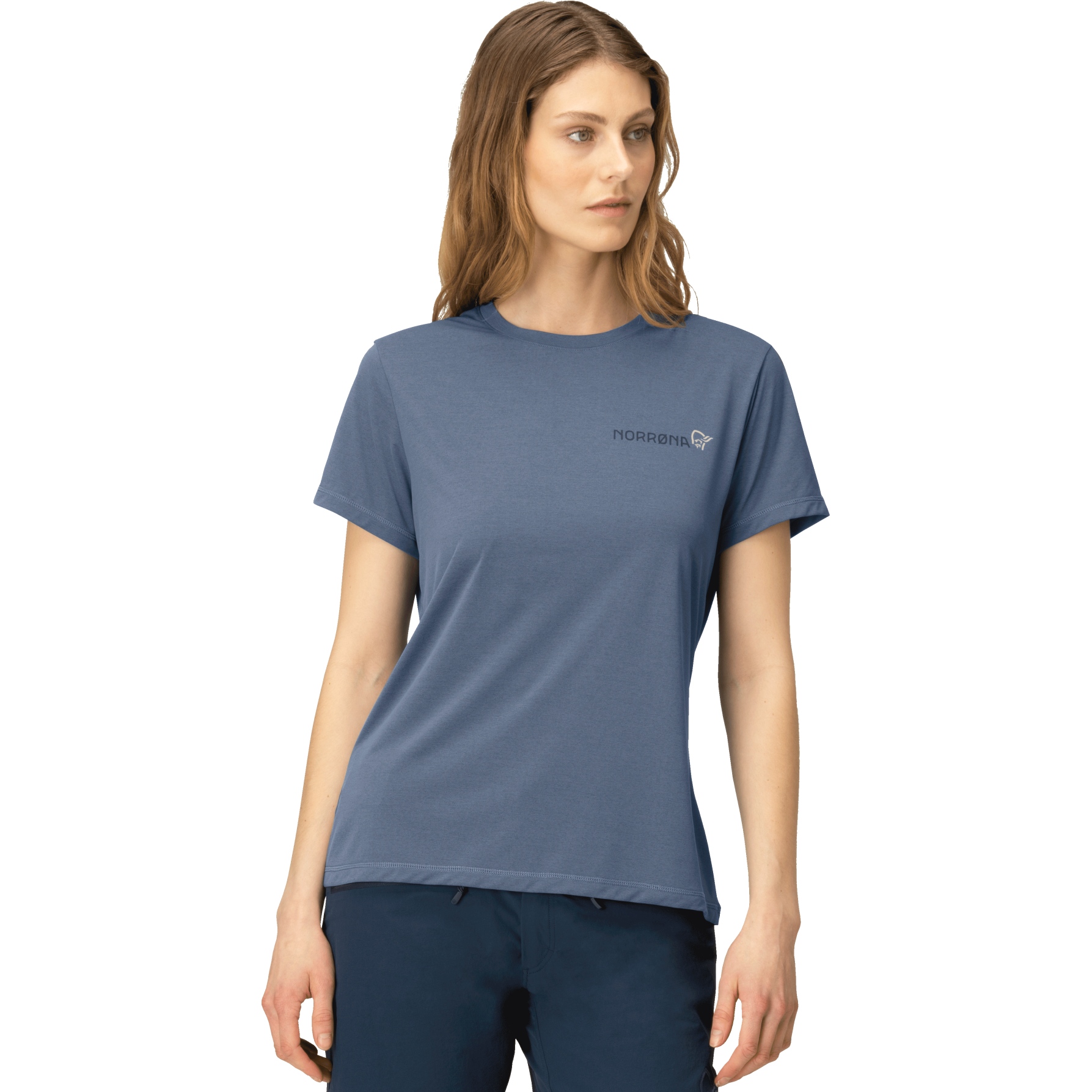 Picture of Norrona femund tech T-Shirt Women - Vintage Indigo