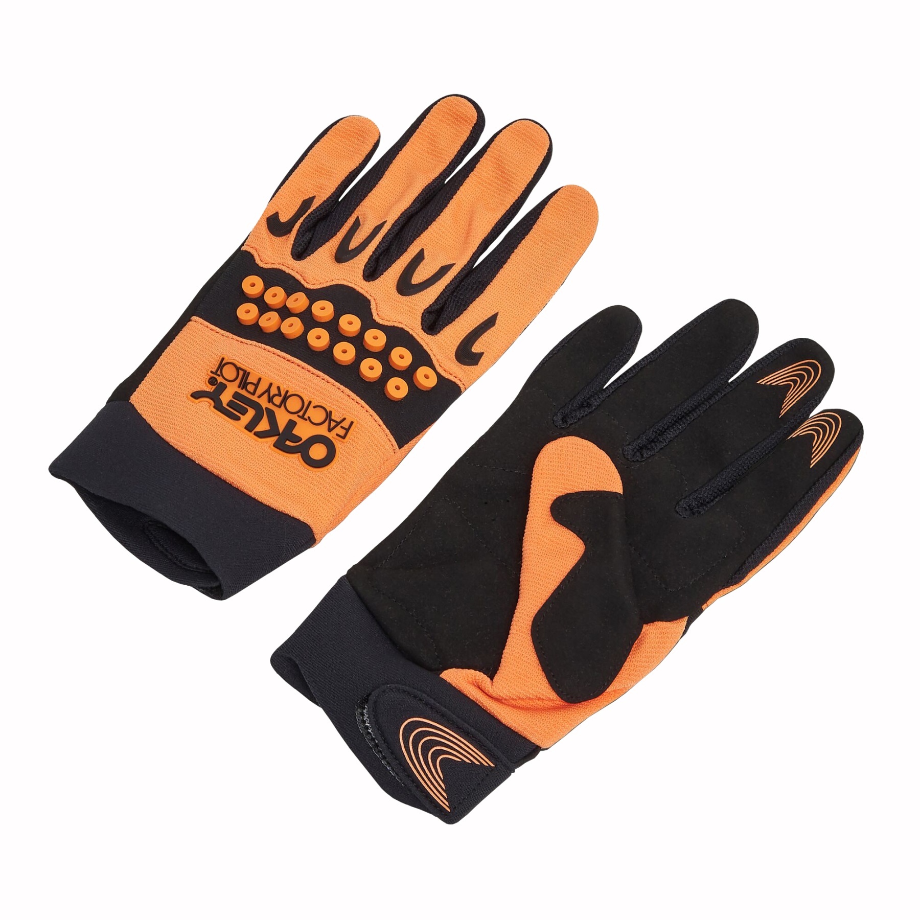 Produktbild von Oakley Switchback 2.0 MTB Handschuhe Herren - Blackout/Soft Orange