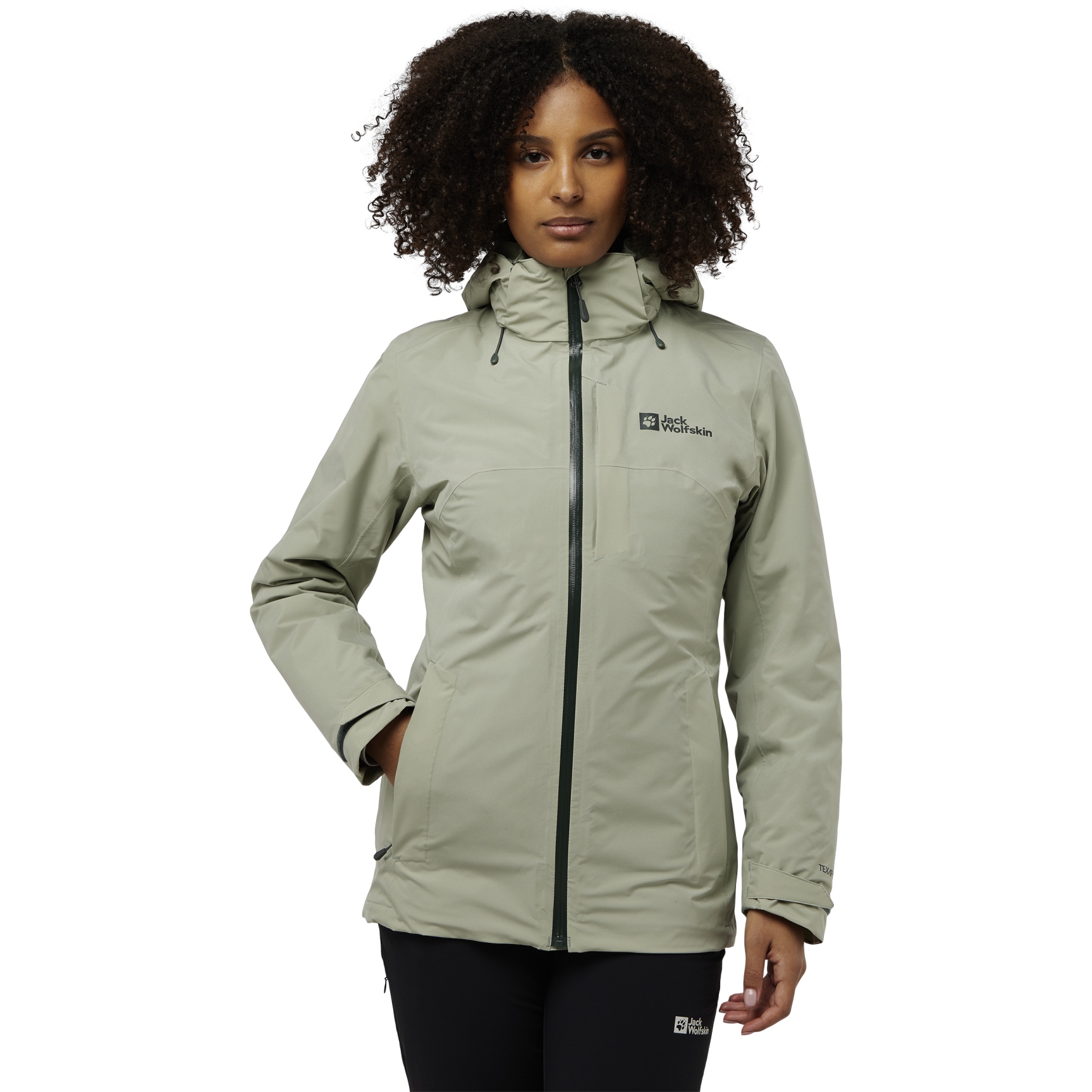 Jack wolfskin green jacket online