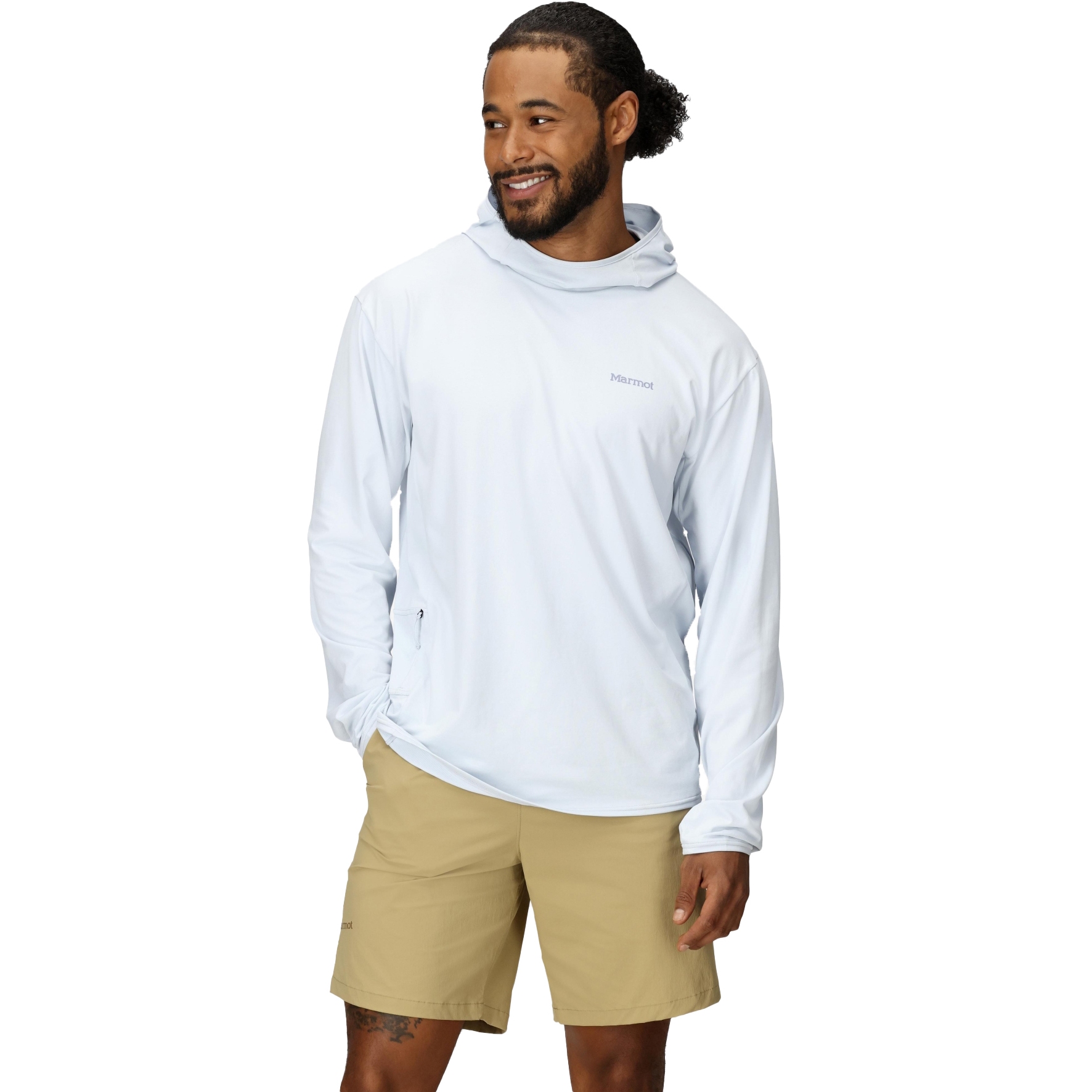Foto de Marmot Sudadera con Capucha de Manga Larga Hombre - AirExchange SolarShield - vapor