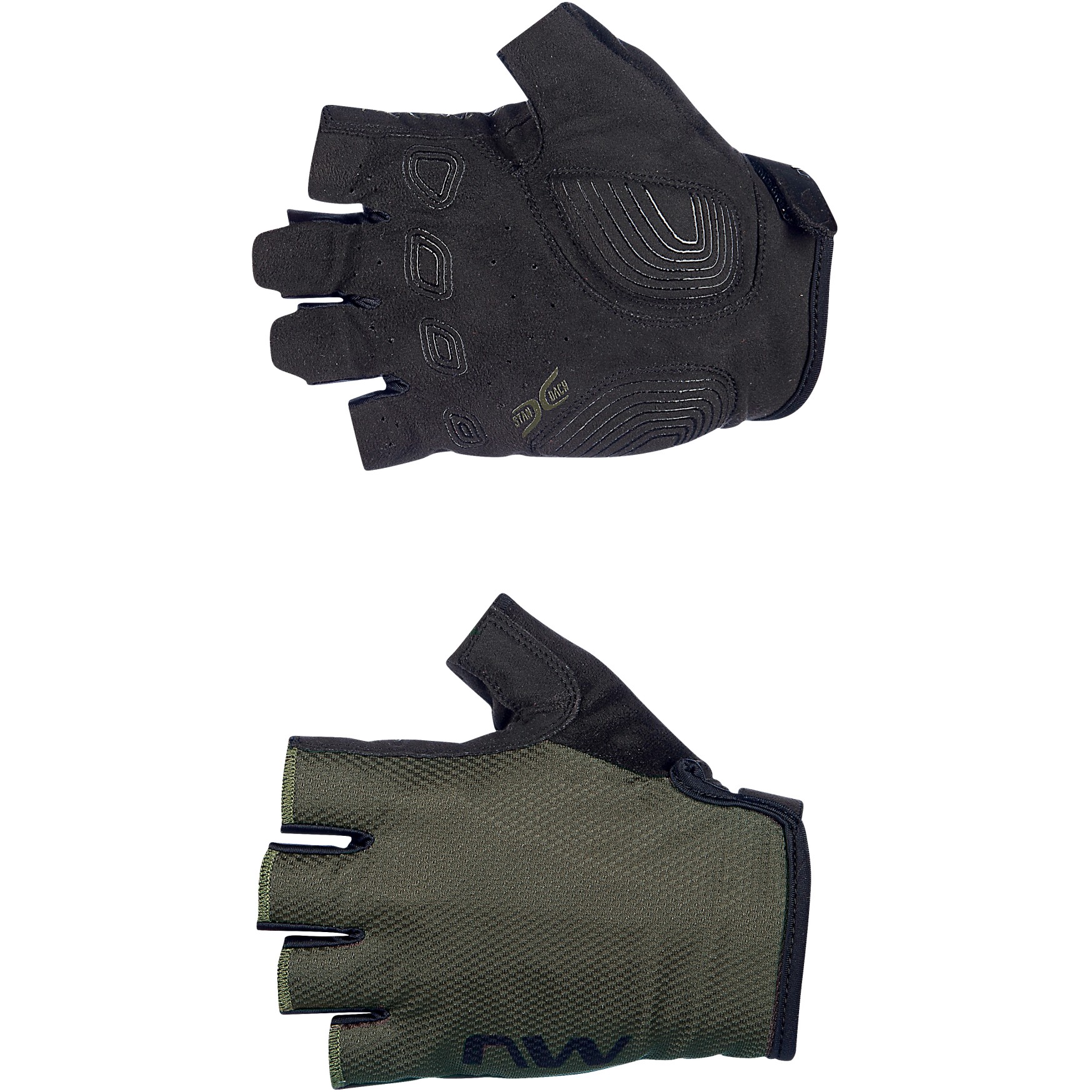 Picture of Northwave Active Short Finger Gloves Men - green forest/black 64