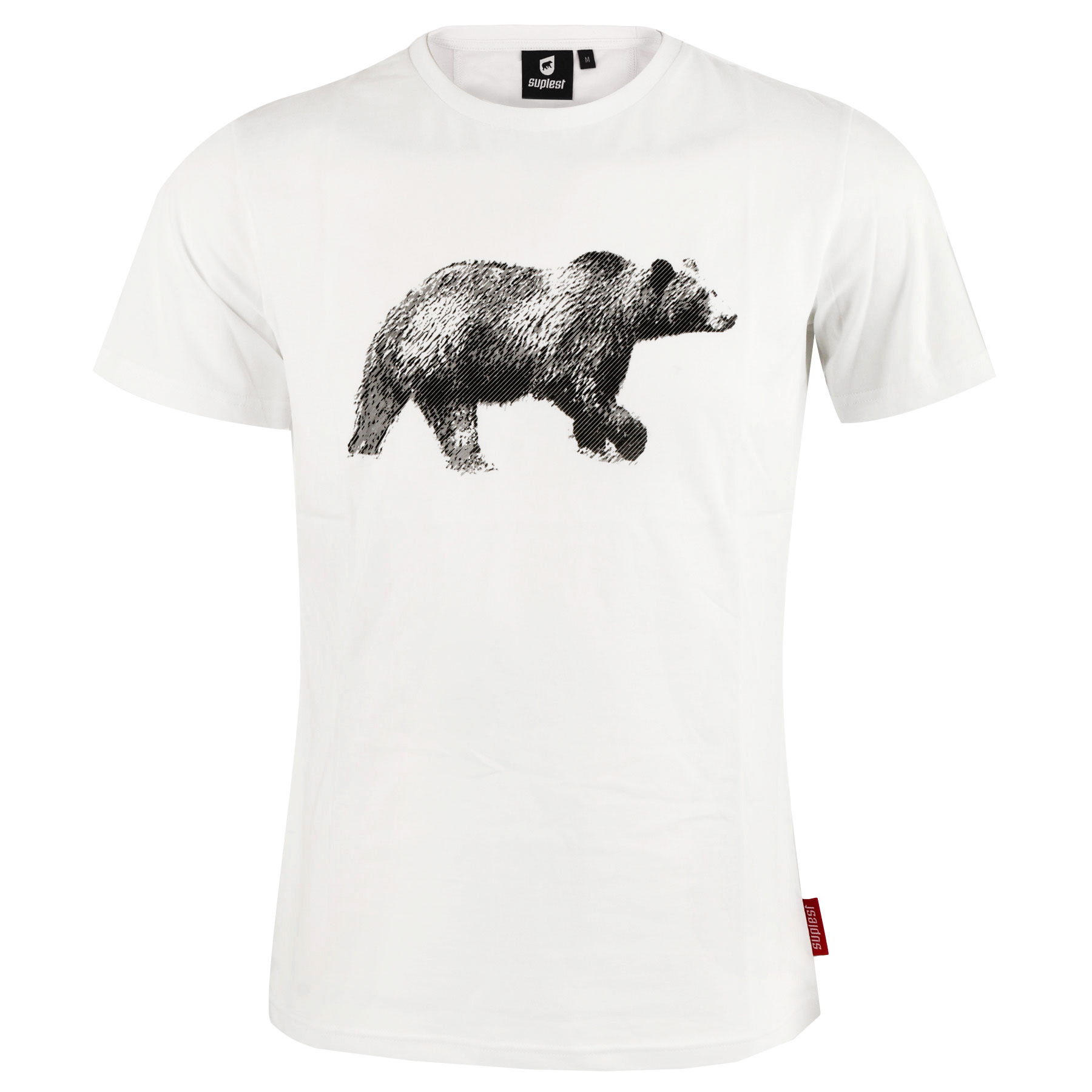 Produktbild von Suplest Bear T-Shirt - weiß 05.055.