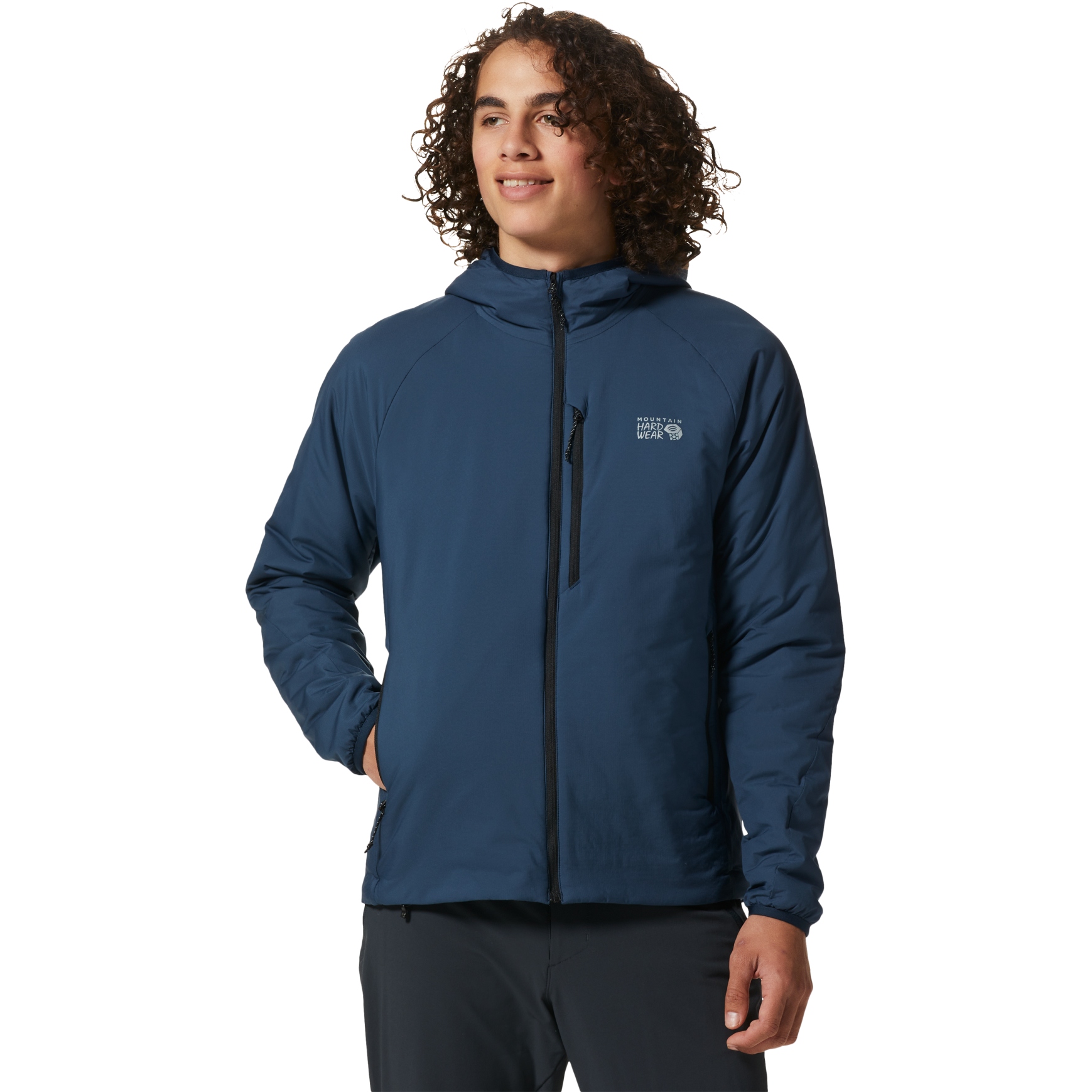Productfoto van Mountain Hardwear Kor Strata Hooded Jacket - hardwear navy