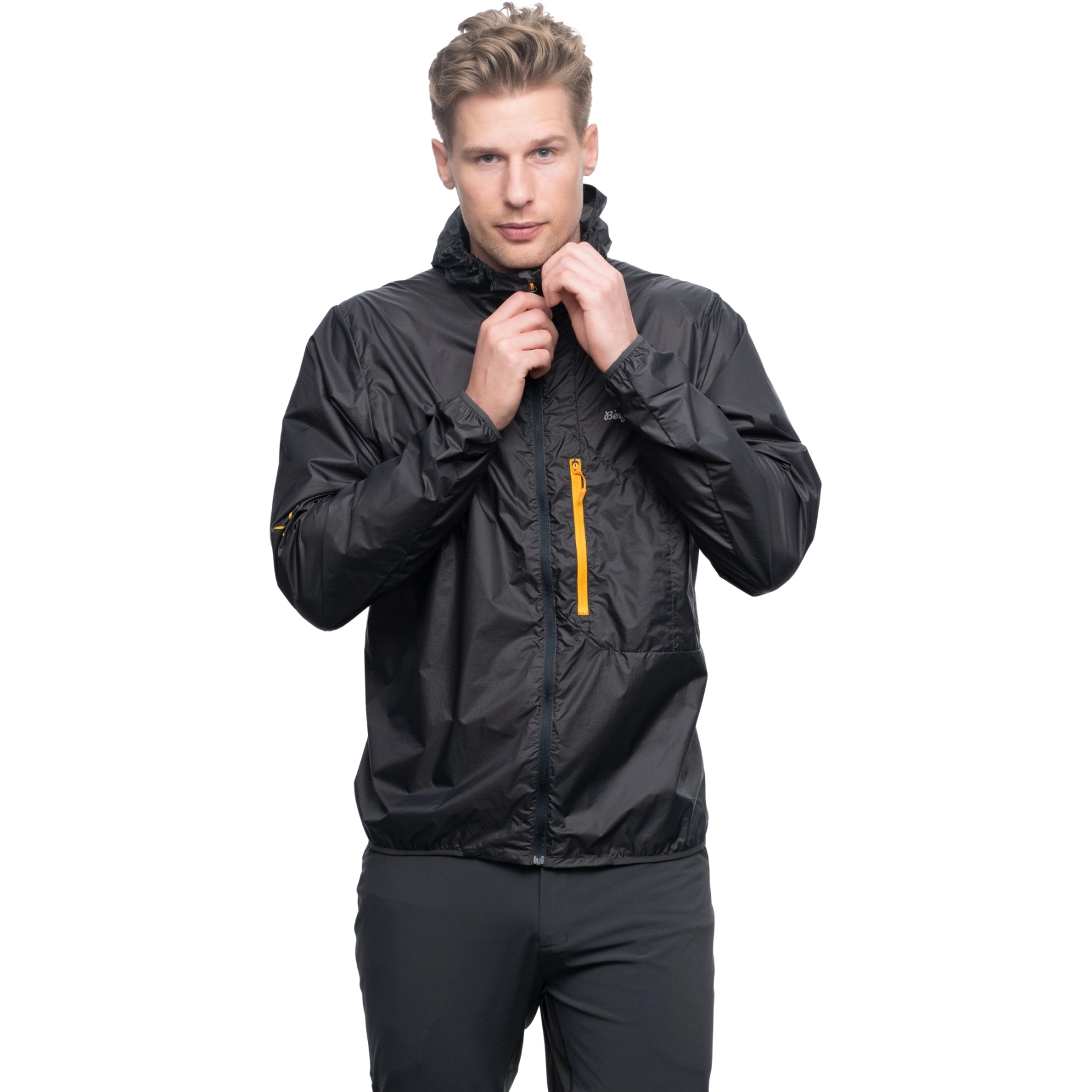 Bergans Y LightLine Pure Windbreaker Jacket Men - dark shadow grey
