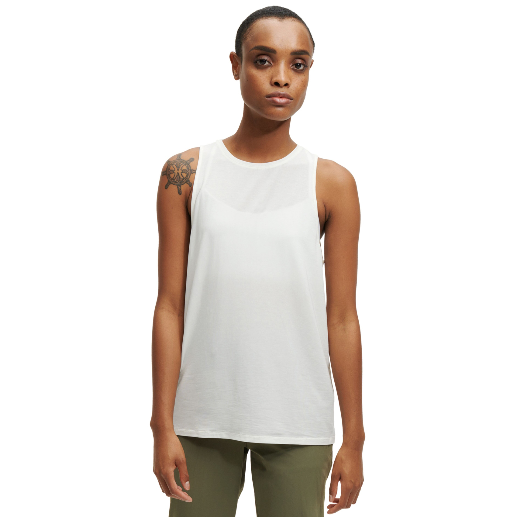 Produktbild von On Active Tank Damen Laufshirt - Weiß