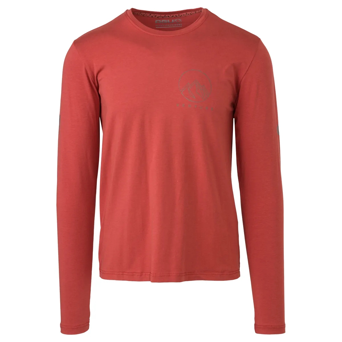 Image of AGU Venture Casual Performer Long Sleeve T-Shirt Unisex - cinnabar