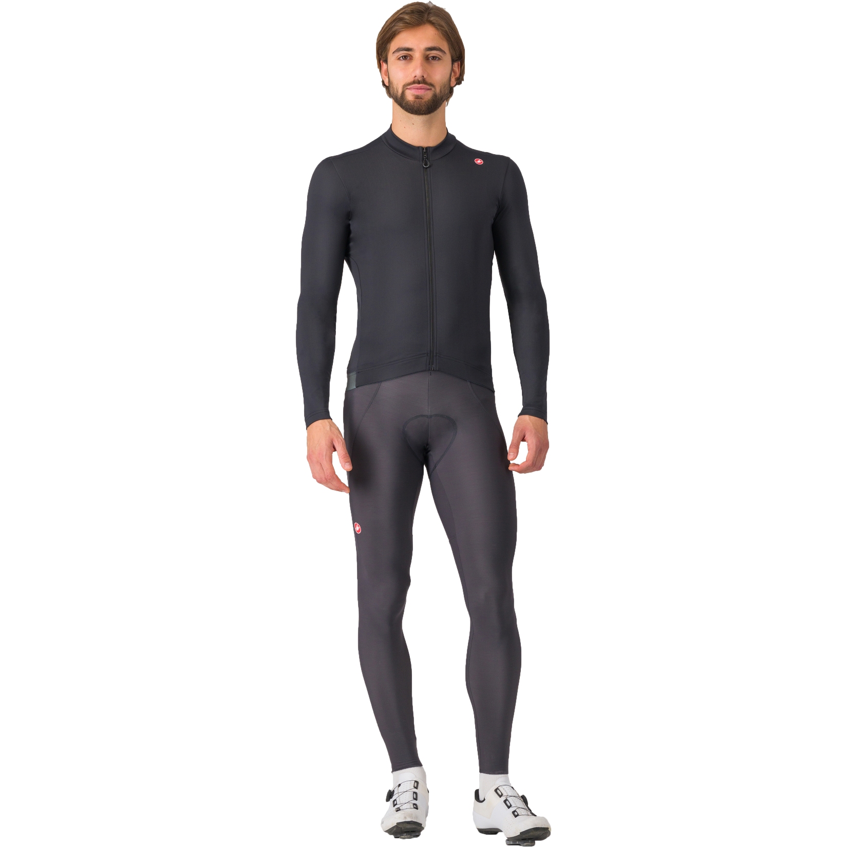 Castelli Espresso Thermal Jersey Men - light black 085 | BIKE24