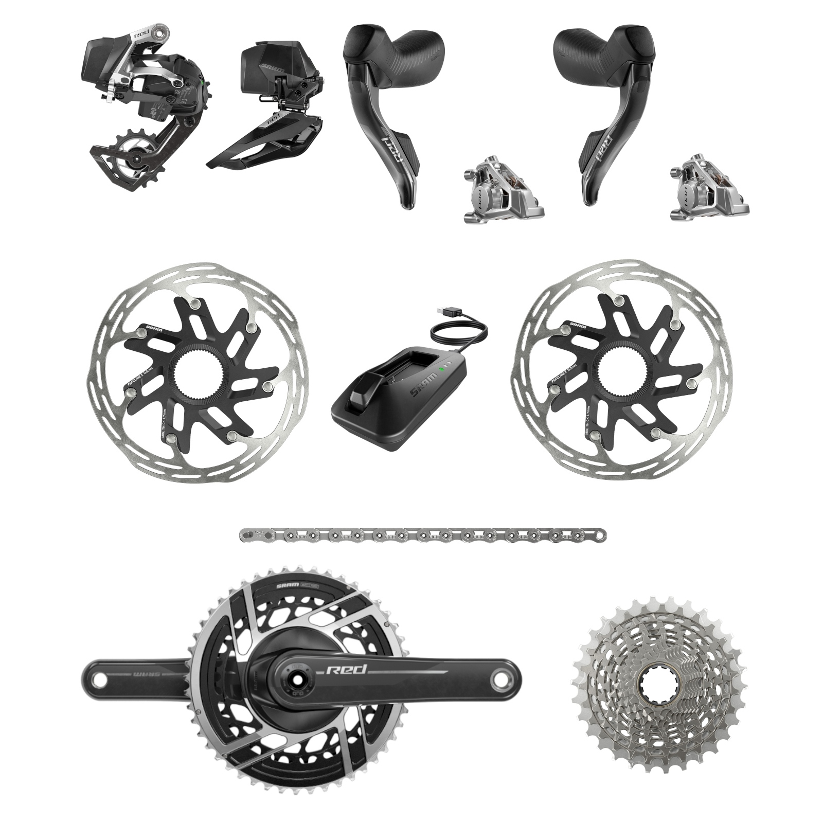 Picture of SRAM RED AXS 2x12 Groupset - 48/35 Teeth