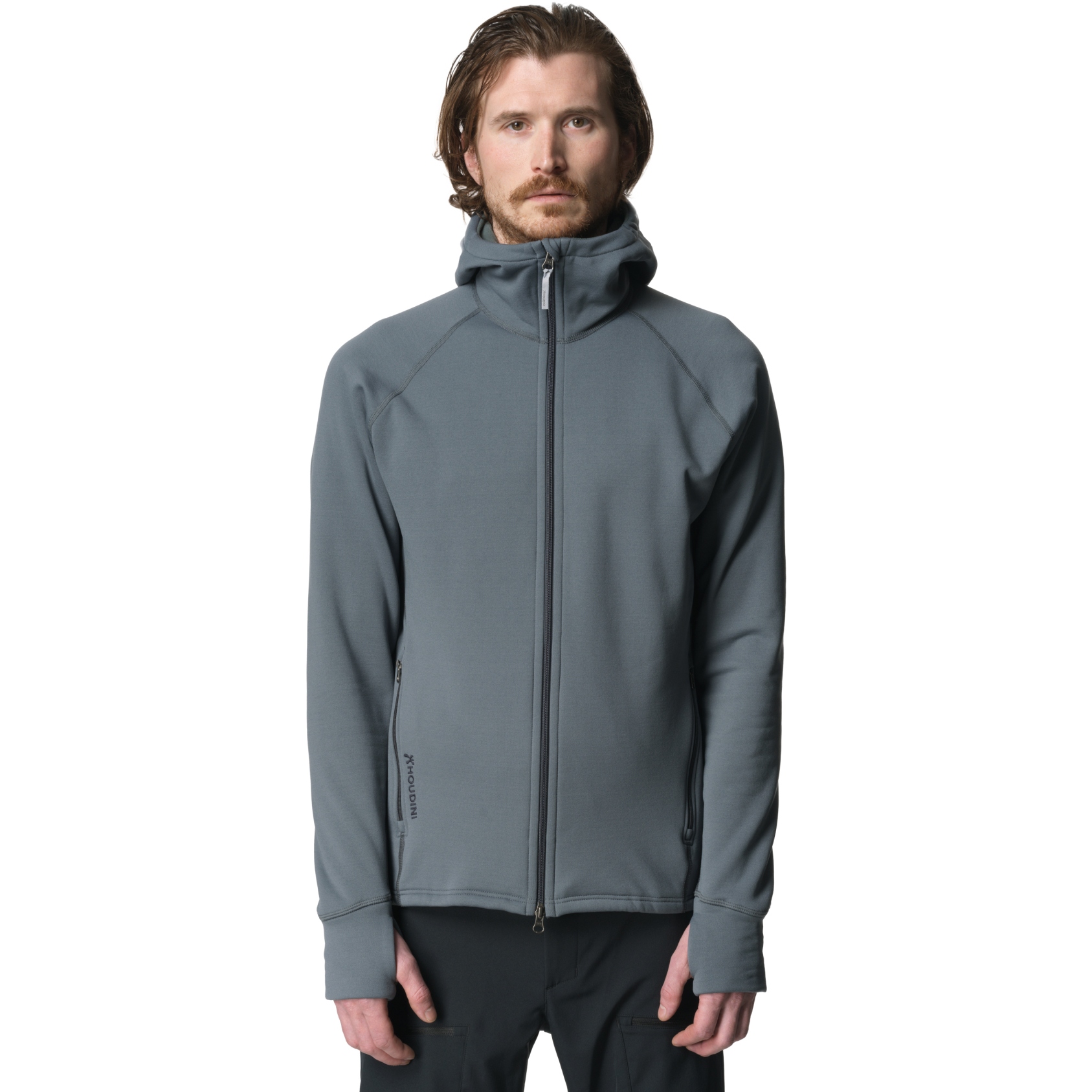 Produktbild von Houdini Power Houdi Fleecejacke Herren - Thunder Gray