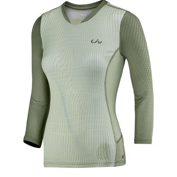 Image of Liv Energize 3/4 Sleeve Jersey - pistachio green