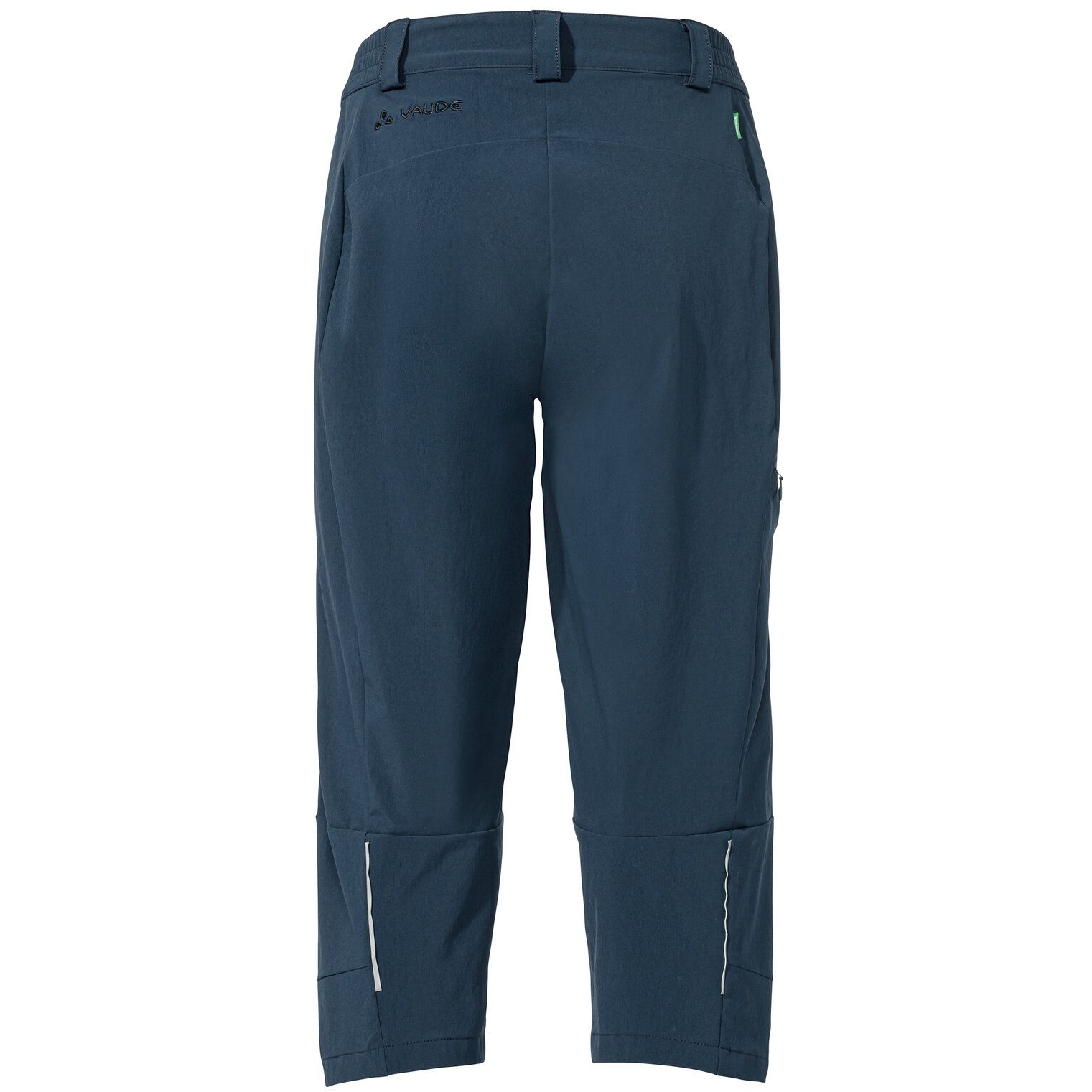 Pantaloni Ciclismo Donna VAUDE Active 3/4 - Ecologici, Bluesign