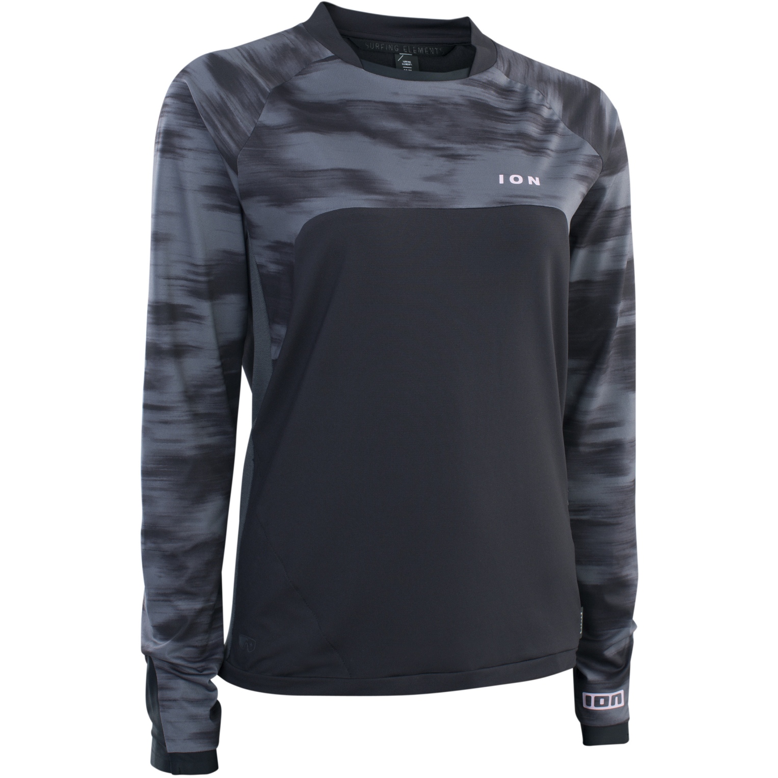 Picture of ION Bike Tee Long Sleeve Traze AMP AFT Women - Black