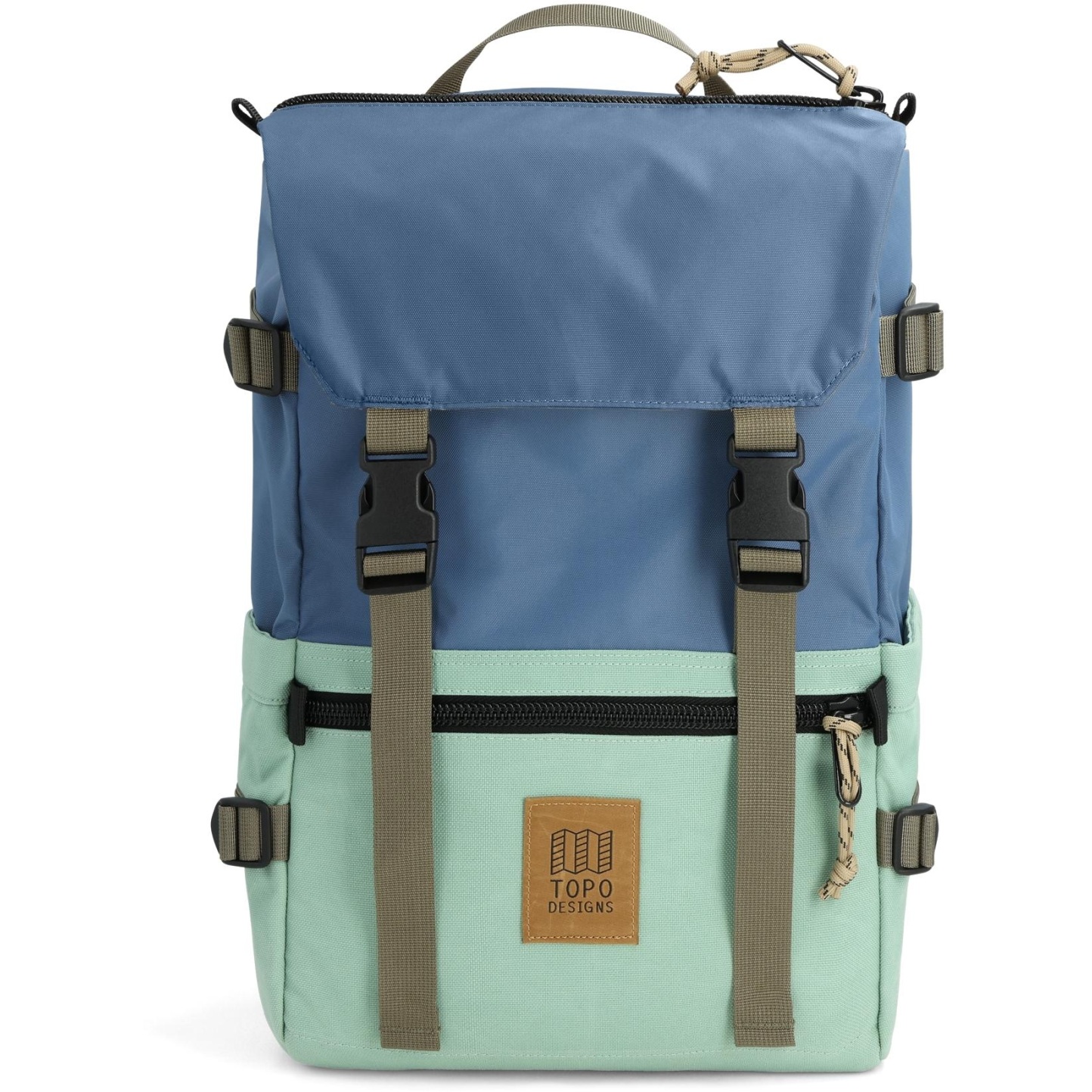 Produktbild von Topo Designs Rover Pack Classic Rucksack - 20L - Stone Blue/Ash Green
