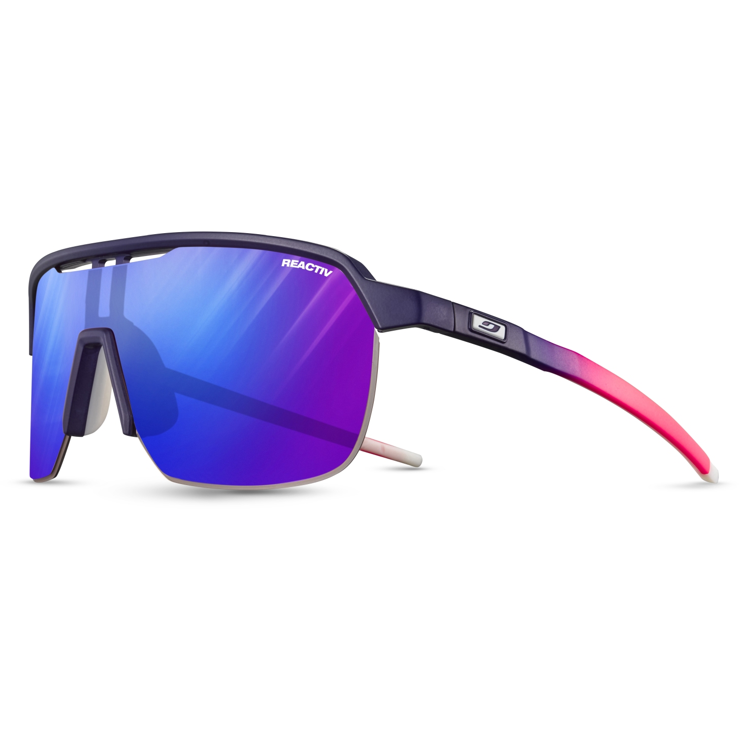 Picture of Julbo Frequency Reactiv Sunglasses - Violet Pink / Multilayer Blue 1-3 High Contrast