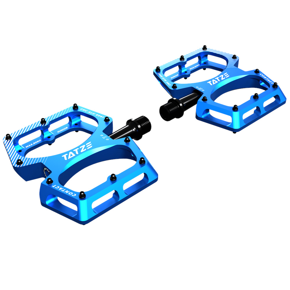 Zdjęcie: Tatze CONTACT CNC Junior Flat Pedals - blue