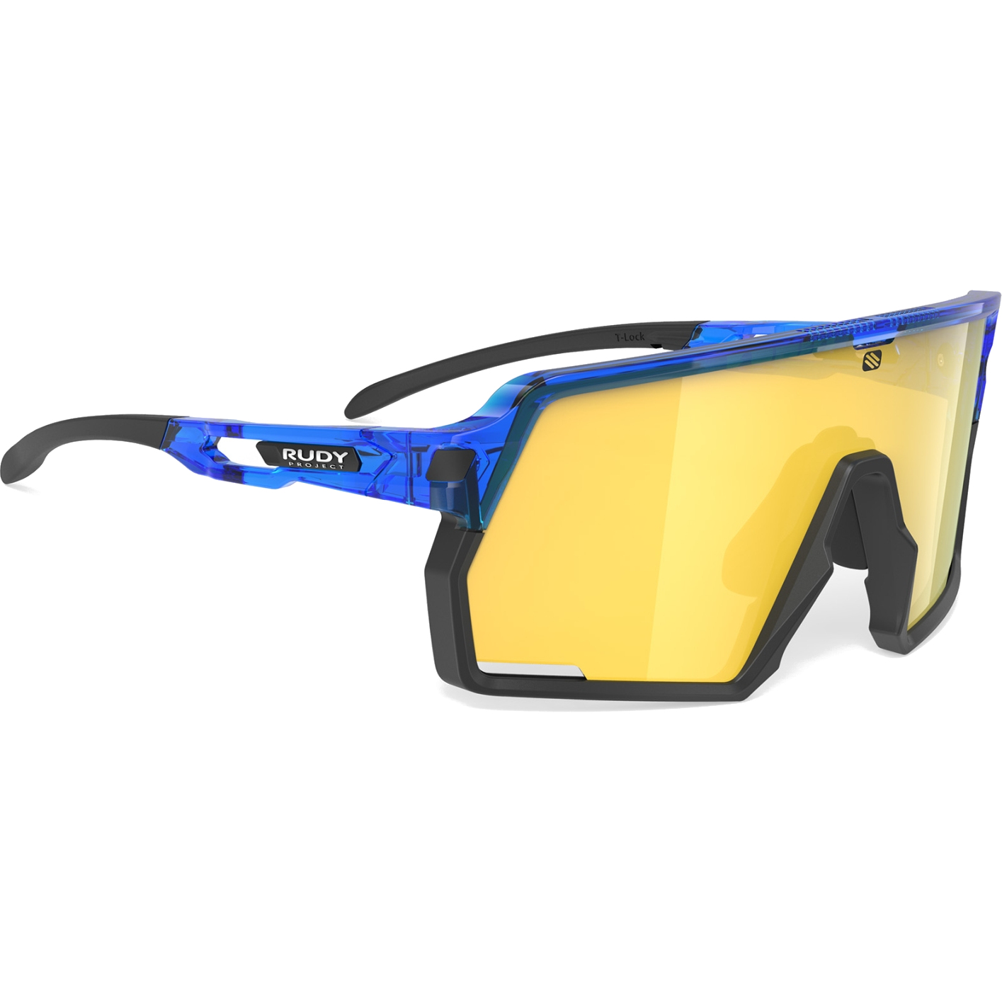 Produktbild von Rudy Project Kelion Brille - Crystal Blue Gloss/Multilaser Yellow