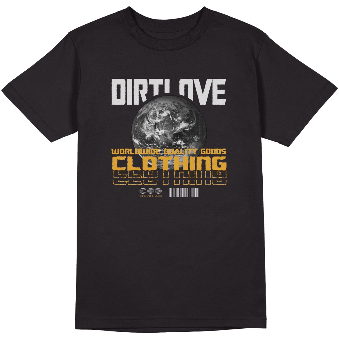 Productfoto van Dirt Love Gamble Oversized T-Shirt - black