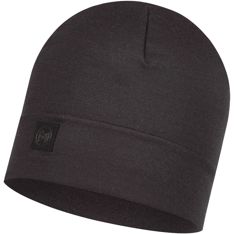 Produktbild von Buff® Merino Heavyweight Mütze - Solid Black