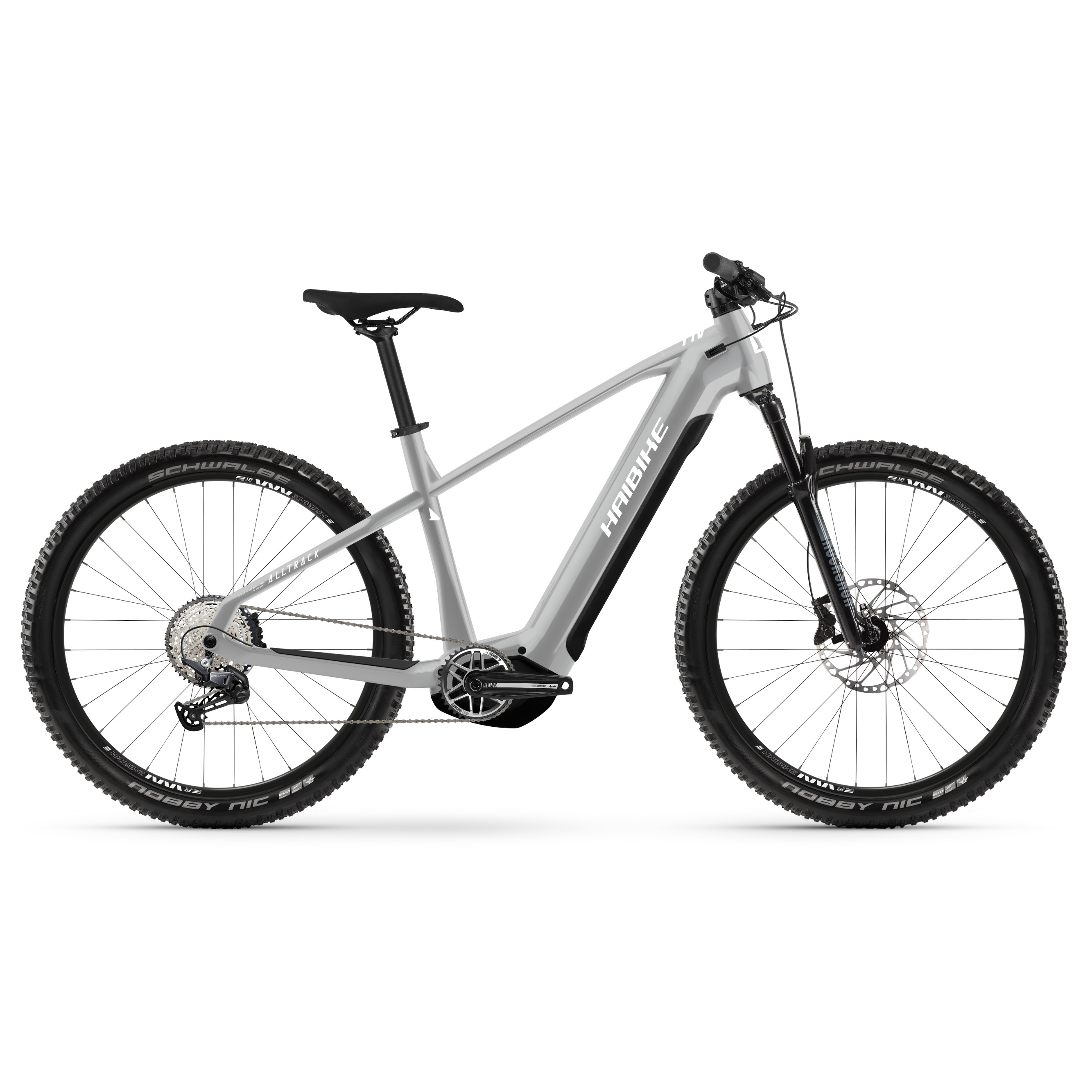 Picture of Haibike ALLTRACK 7 i720Wh - 29&quot; Electric Mountain Bike - 2023 - urban grey/white gloss
