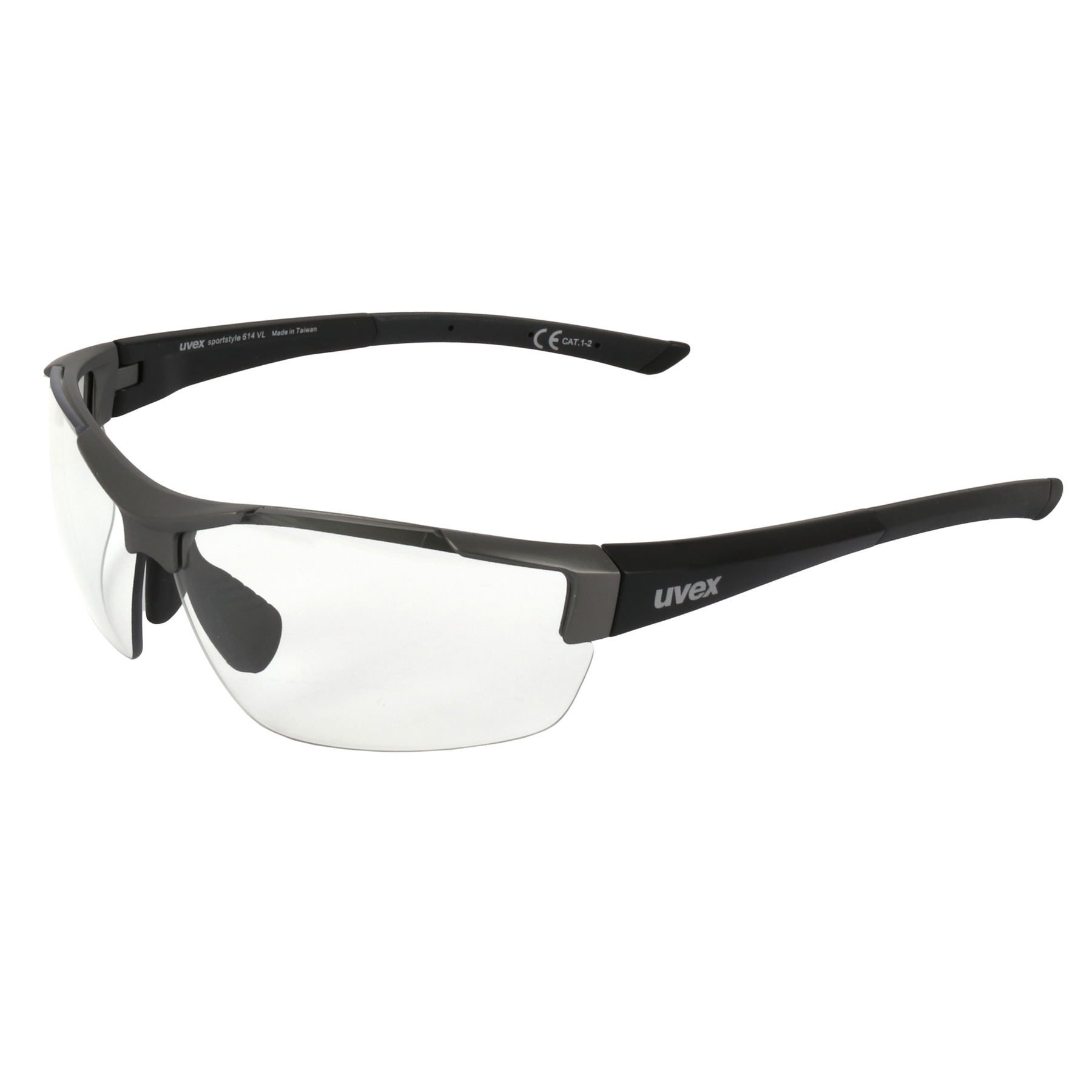 Picture of Uvex sportstyle 614 VL Glasses - gun black / smoke - S5308935290