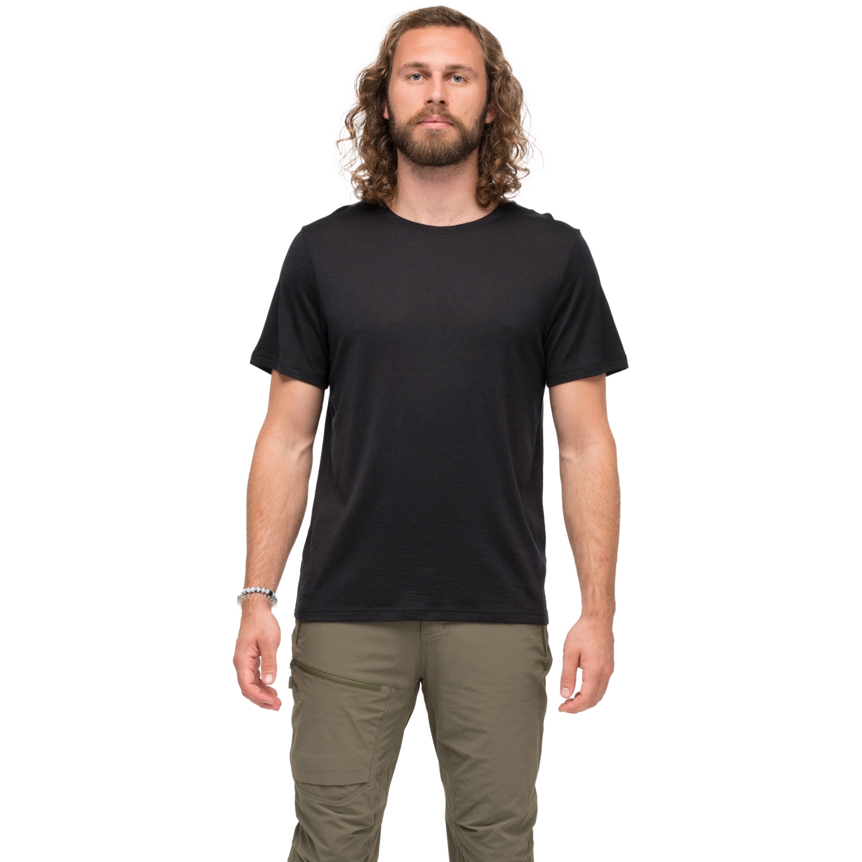 Produktbild von Bergans Whenever Merino T-Shirt Herren - schwarz