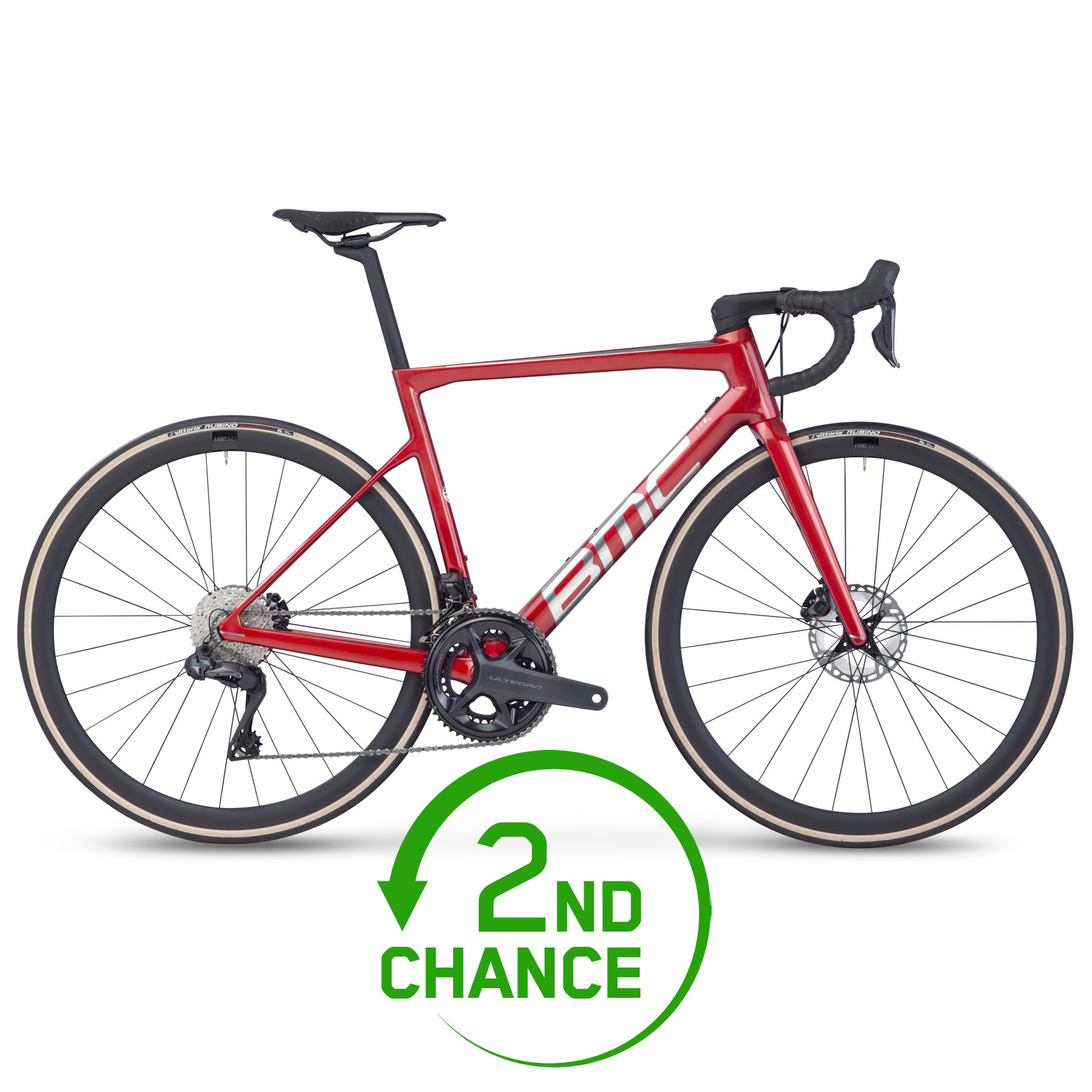 Produktbild von BMC TEAMMACHINE SLR ONE - Carbon Rennrad - 2023 - prisma red / brushed alloy -  B-Ware