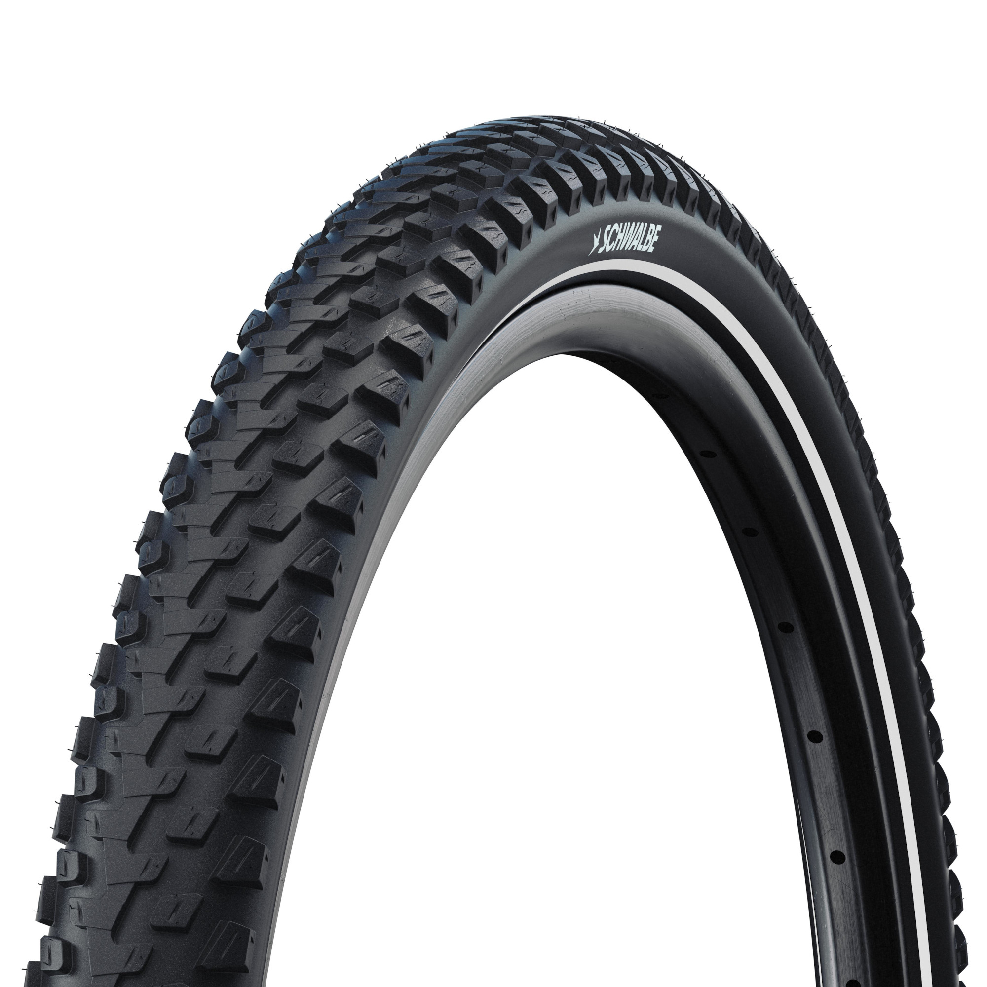 Schwalbe Marathon Plus Pneu 26x1-3/8 Câble Perle Noir Avec Réflective Sidewall e