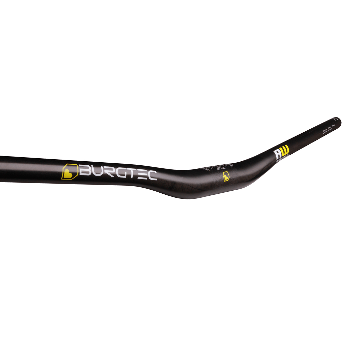 Picture of Burgtec RideWide Enduro Carbon 35.0 MTB-Handlebar - 800mm - 30mm Rise - UD carbon