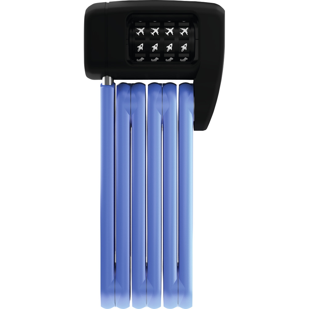 Image of ABUS Bordo Lite Mini 6055C/60 Folding Lock - blue symbols