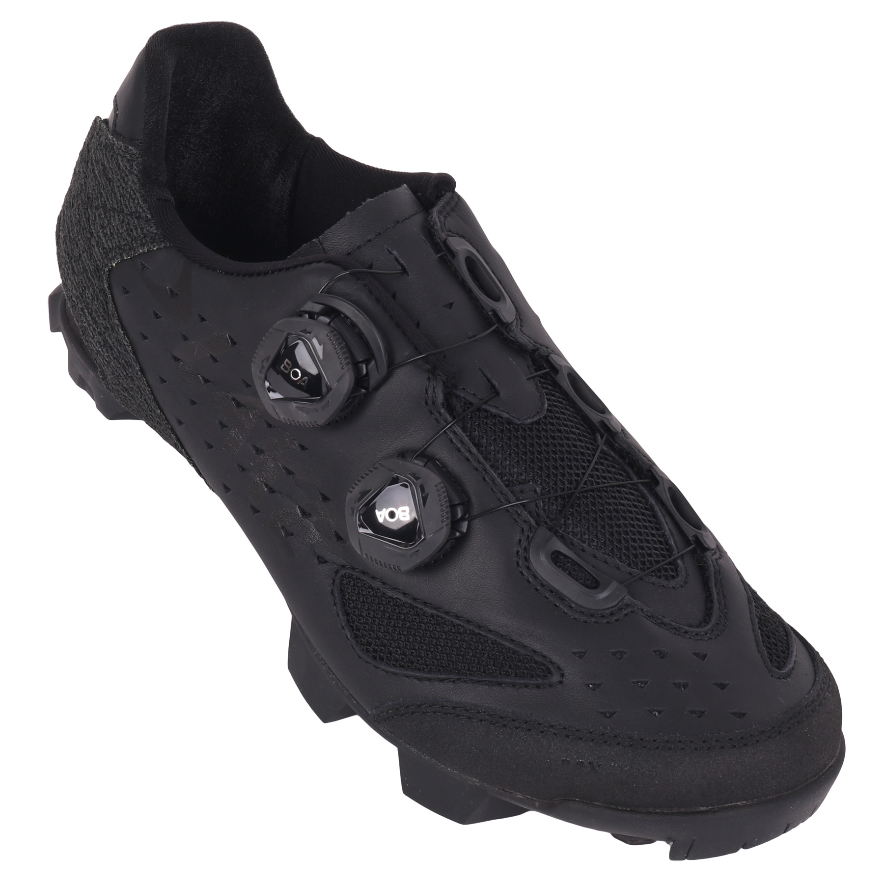 Image of Lake MX238-X Wide MTB Shoes - black/black