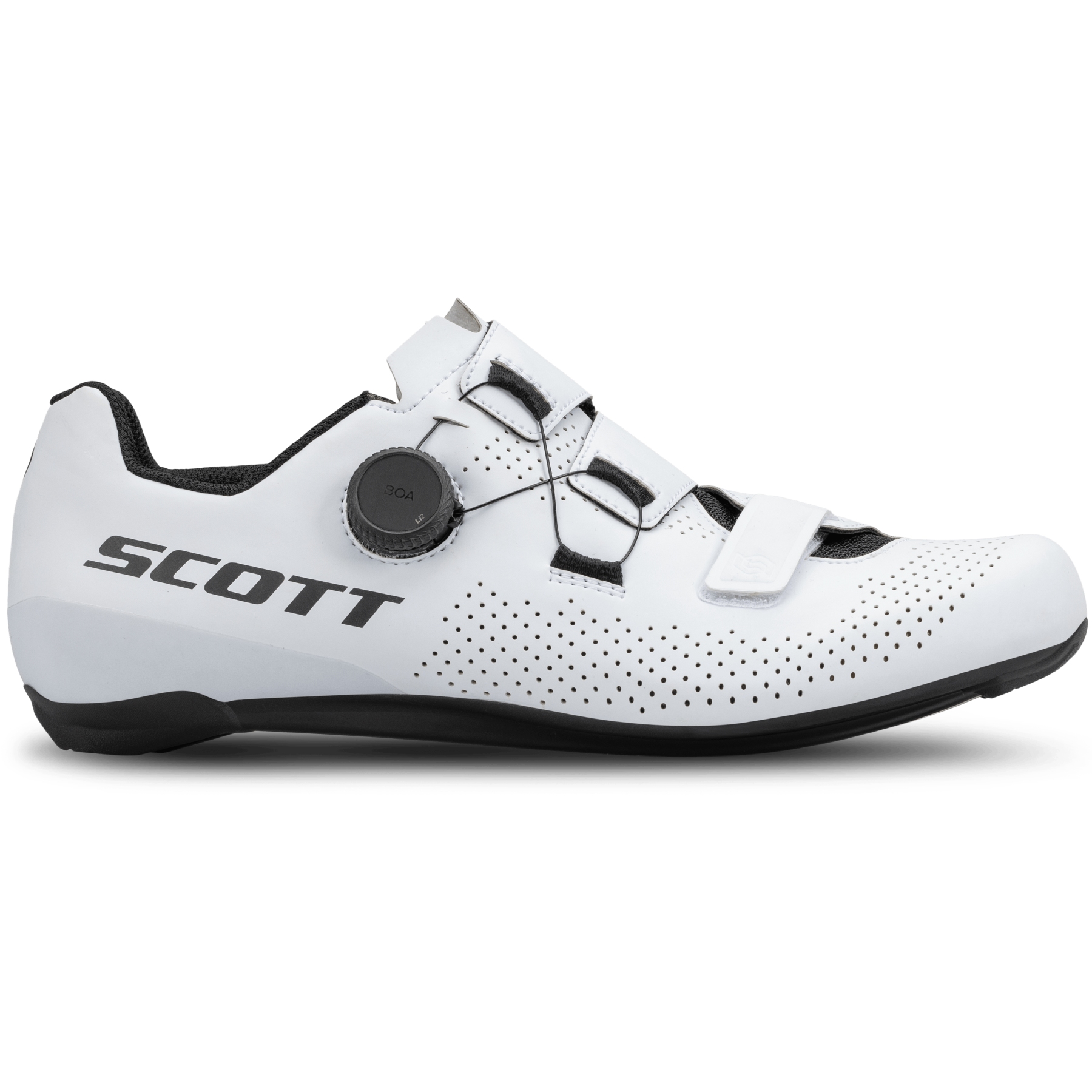 SCOTT Road Team BOA® Shoes Men - white/black | BIKE24