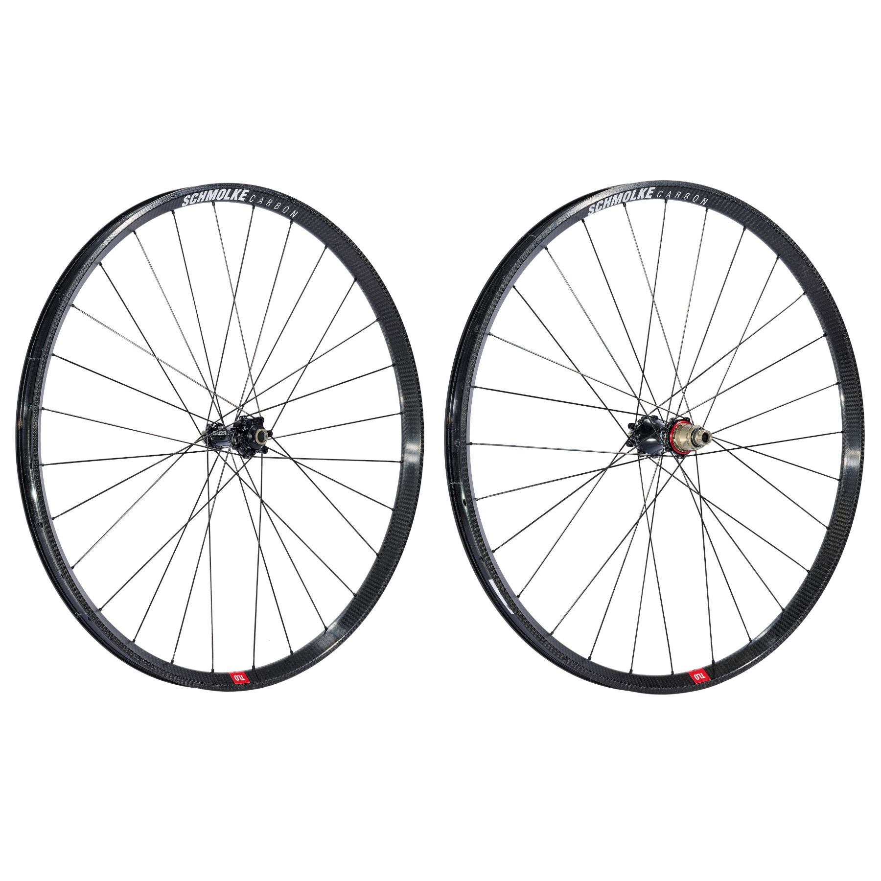 Produktbild von Schmolke TLO XC-Race Laufradsatz - 29&quot; | Carbon | Hookless | Extralite Naben (6-Loch) - 15x110mm | 12x148mm - Micro Spline | White Edition