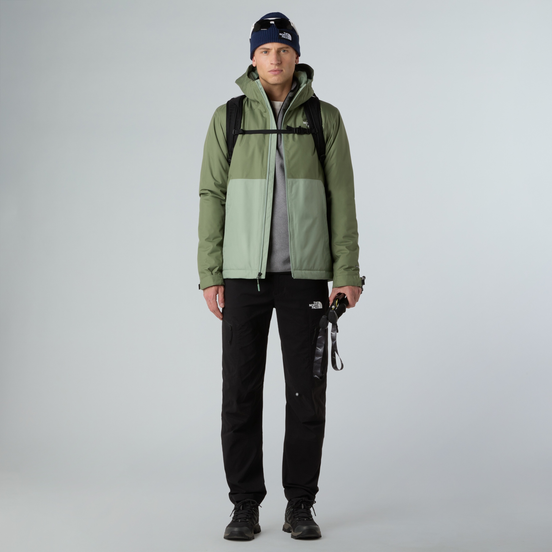 The North Face Millerton isolierte Jacke Herren Bark Mist/Slate
