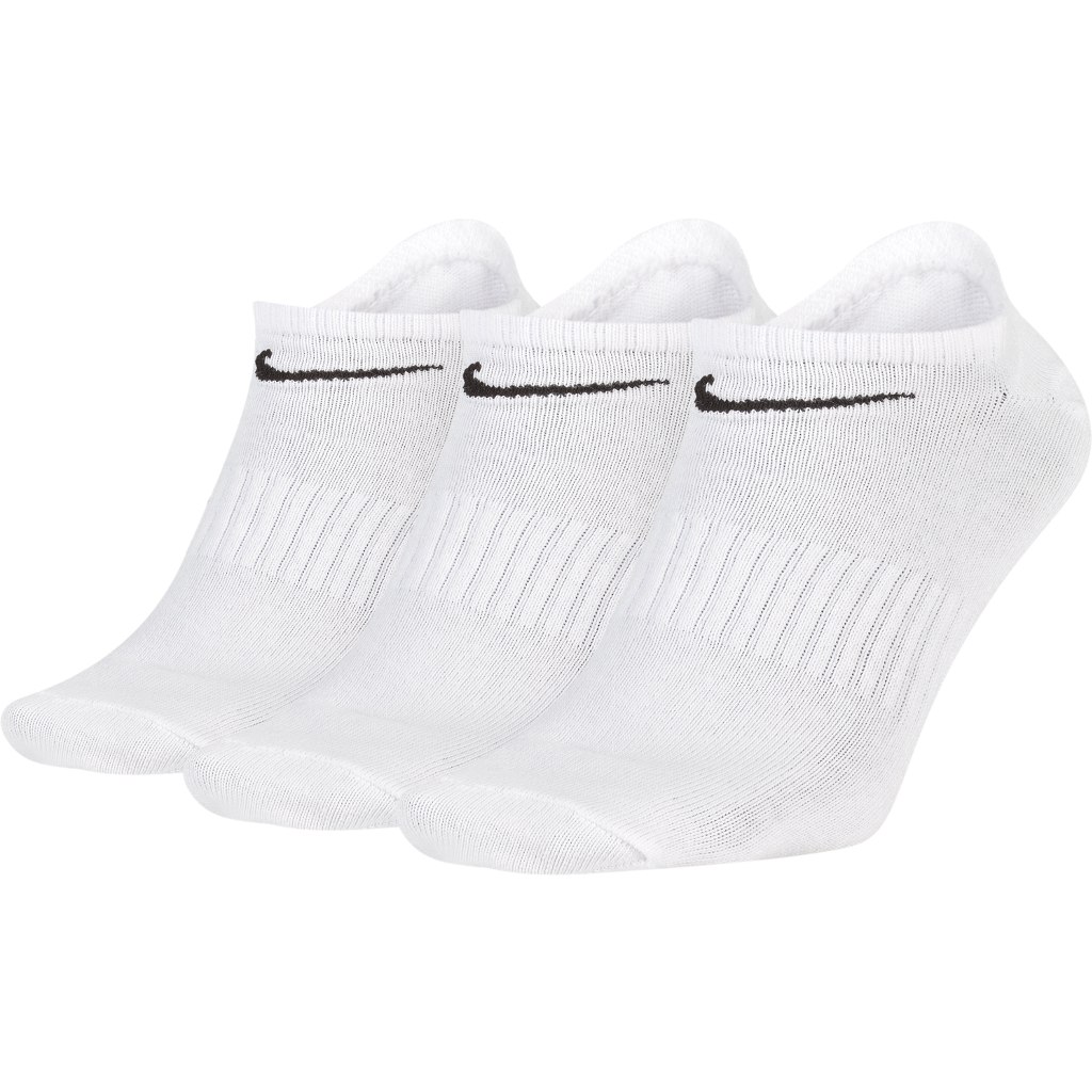 Picture of Nike Everyday Lightweight No-Show Training Sock (3 Pair) - white/black SX7678-100