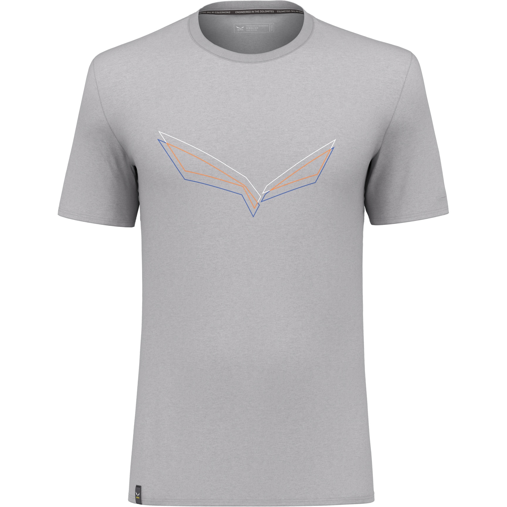 Picture of Salewa Pure Eagle Frame Dry T-Shirt - heather grey melange 624