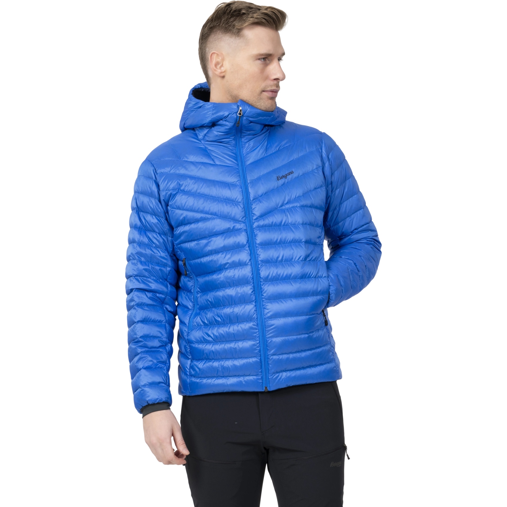 Foto de Bergans Chaqueta de Plumón con Capucha Hombre - Rabot Light - space blue